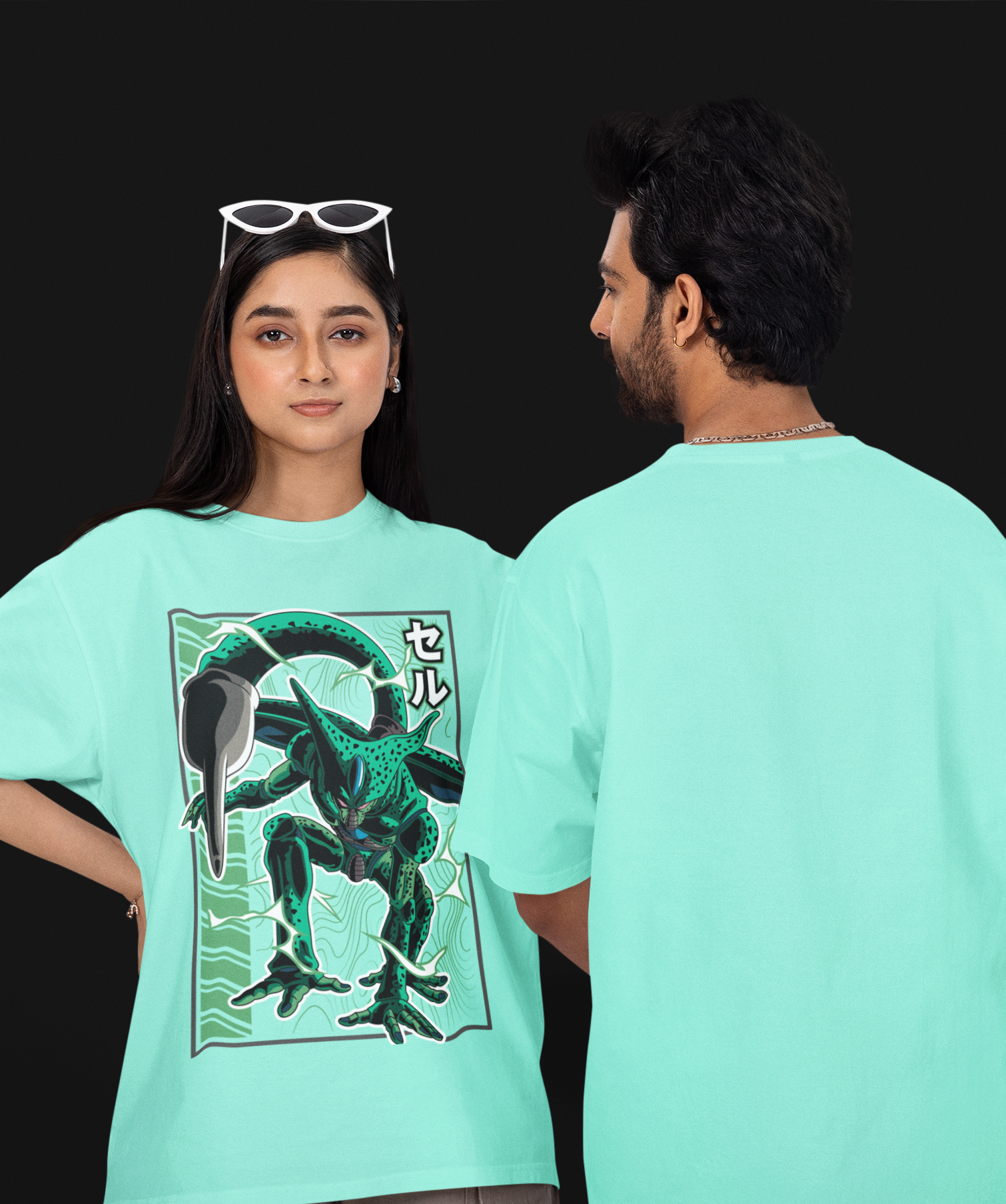 Glitch Energy Unisex Oversized Tee