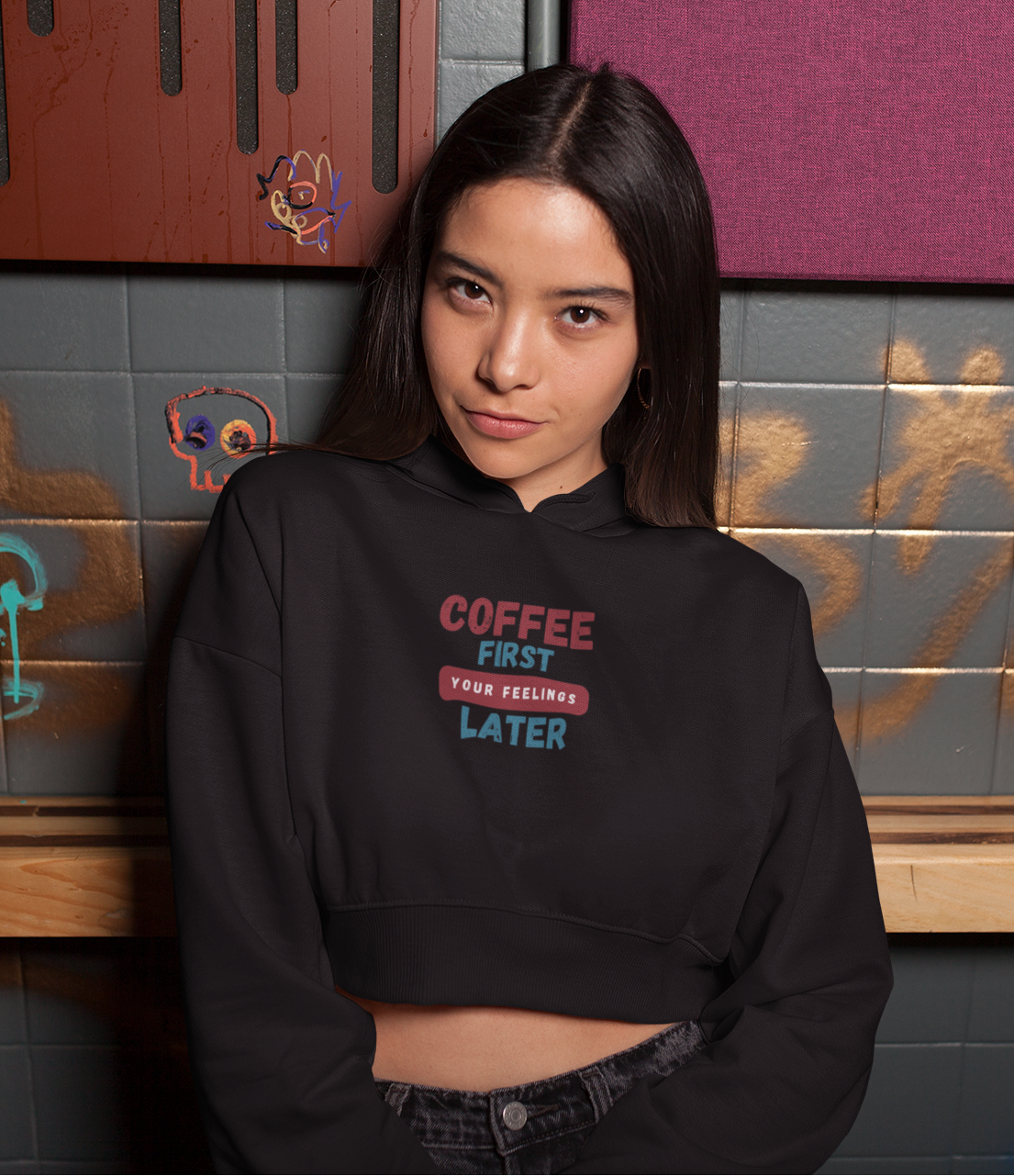 Female Cropped Hoodie