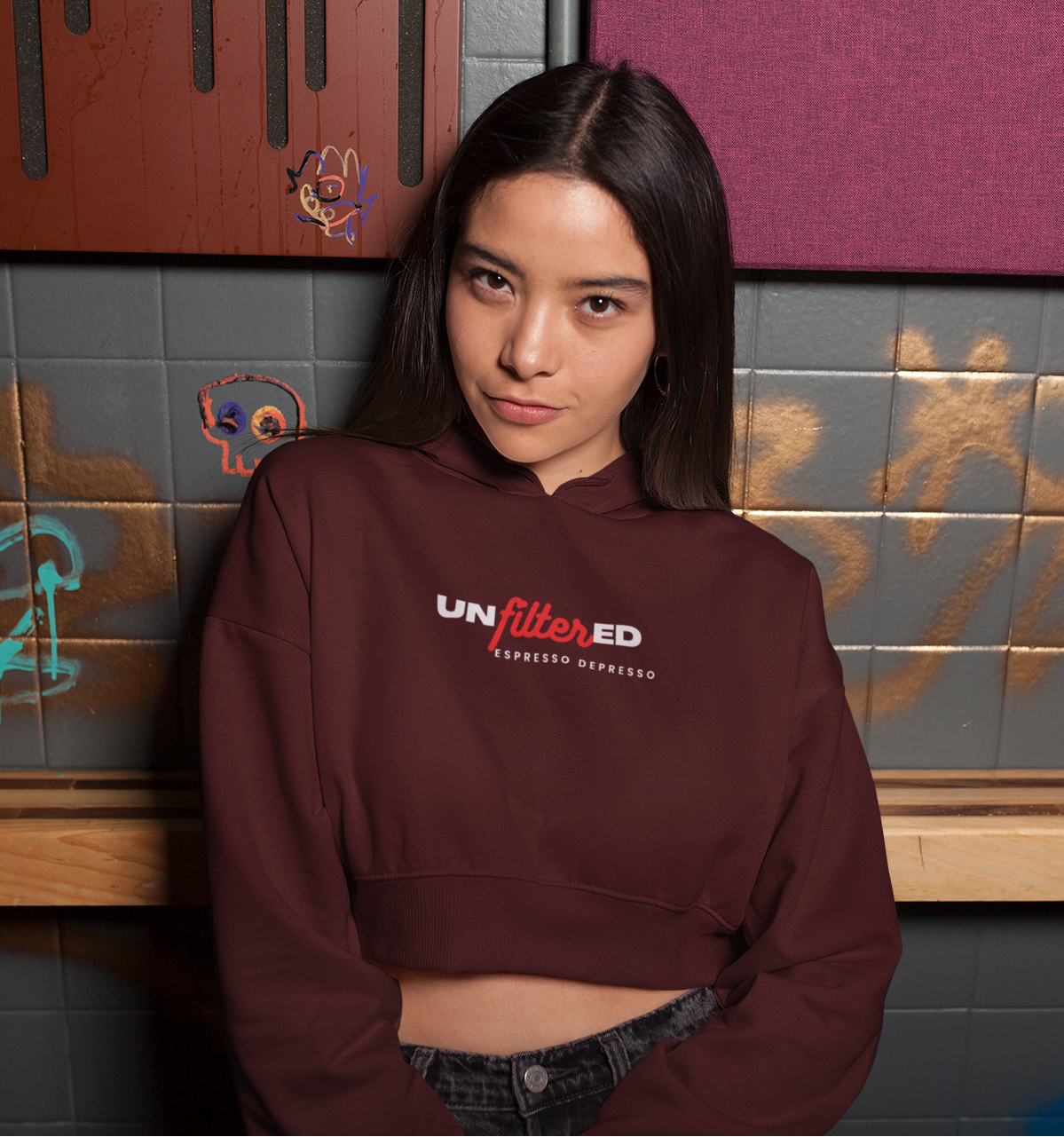 Female Cropped Hoodie