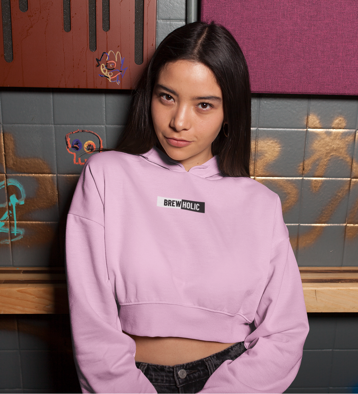 Female Cropped Hoodie