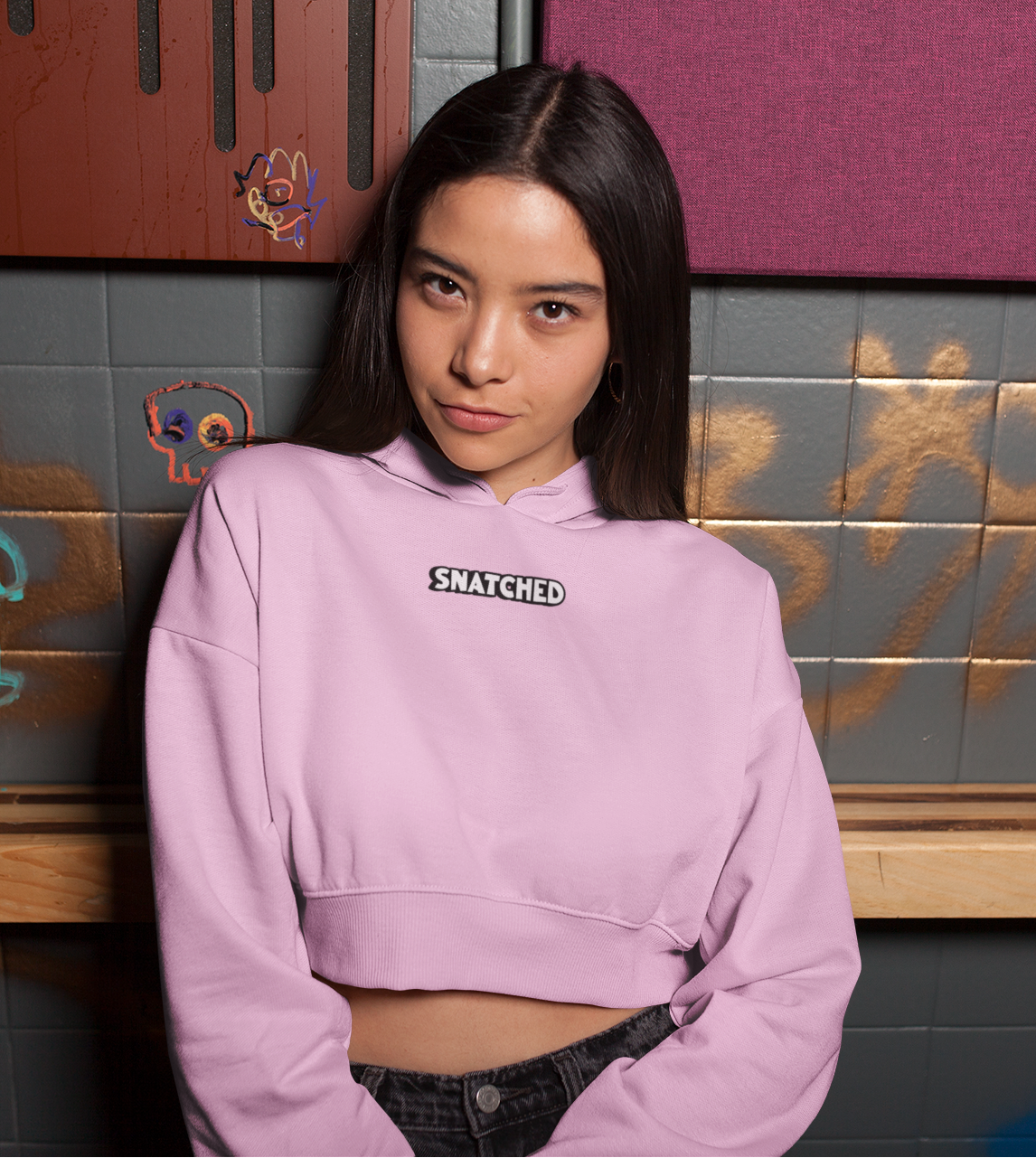 Female Cropped Hoodie