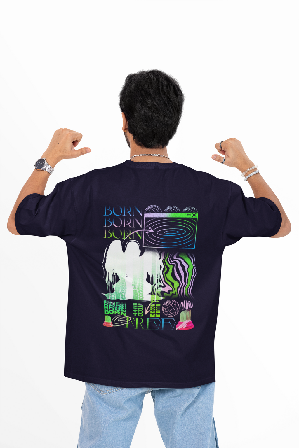 Arcade Chaos Unisex Oversized Tee