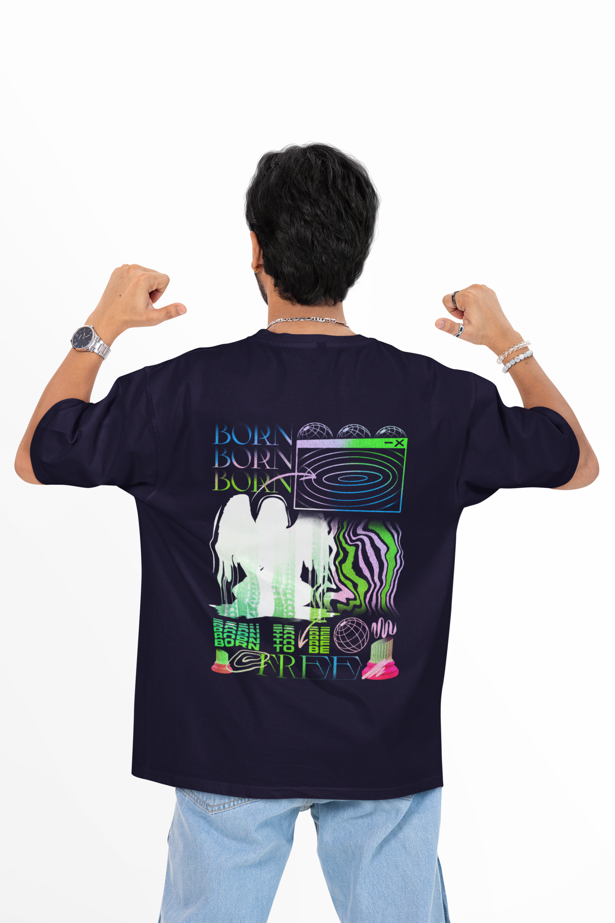 Arcade Chaos Unisex Oversized Tee
