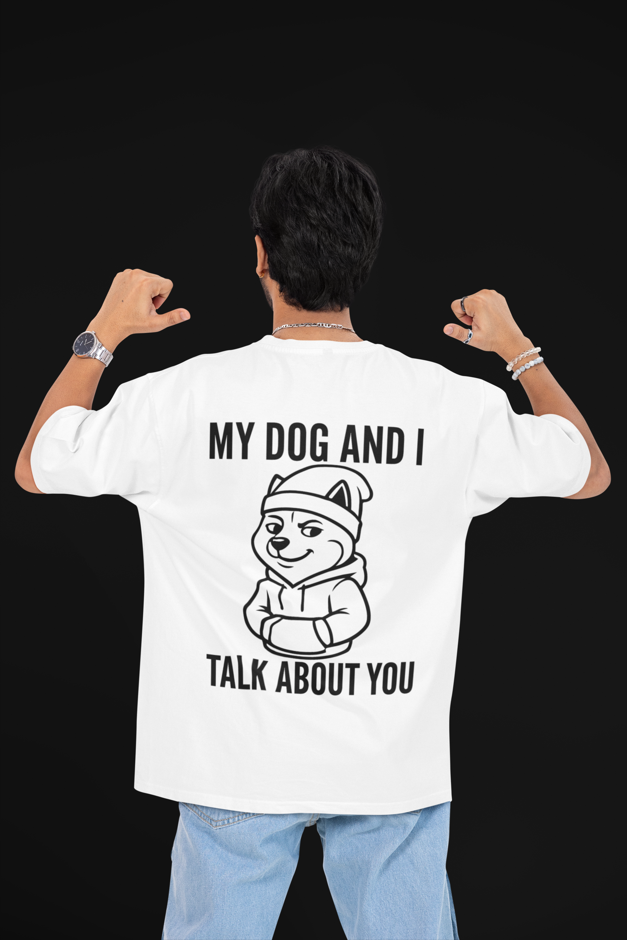 We Talk About You Unisex Oversized Tee