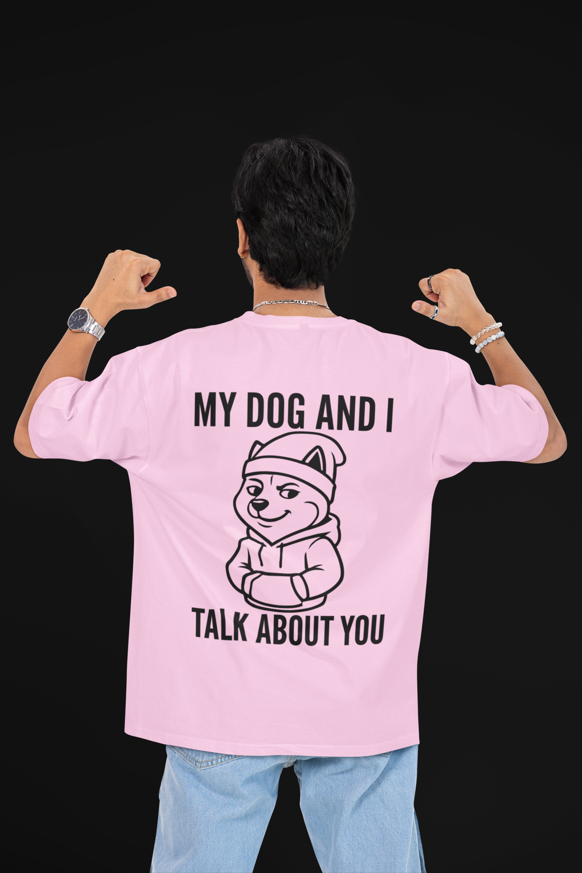 We Talk About You Unisex Oversized Tee
