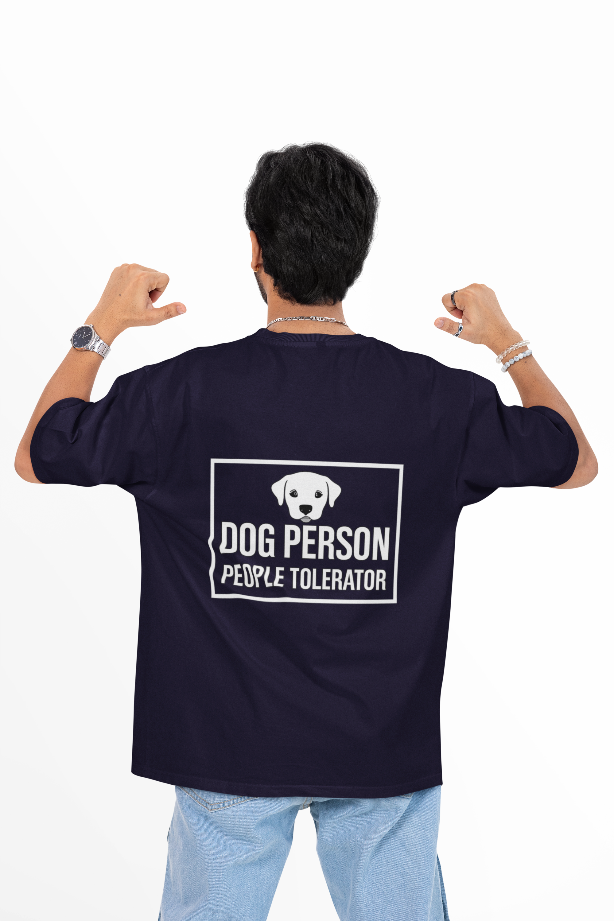 Dog Person Unisex Oversized Tee
