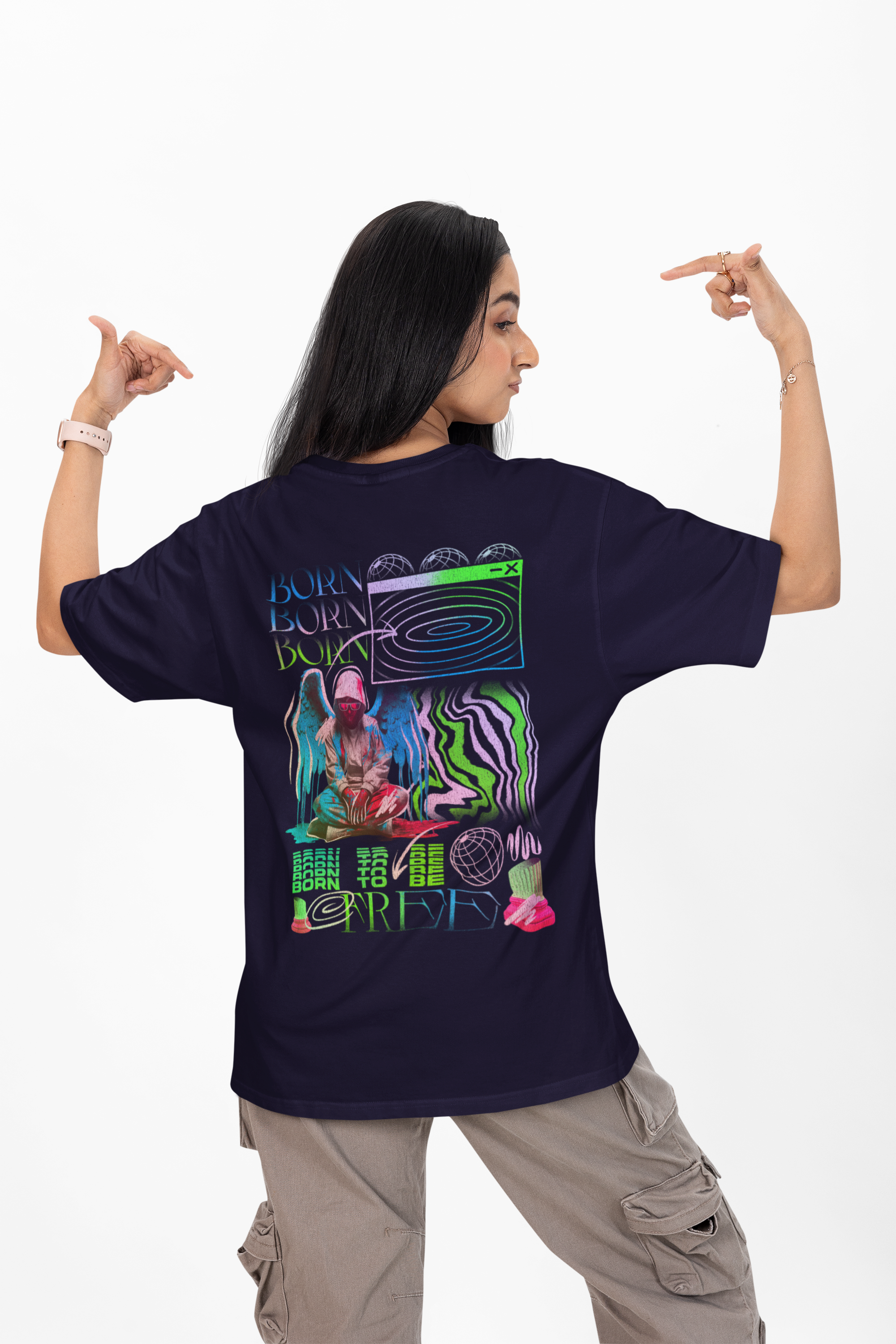 Arcade Chaos Unisex Oversized Tee
