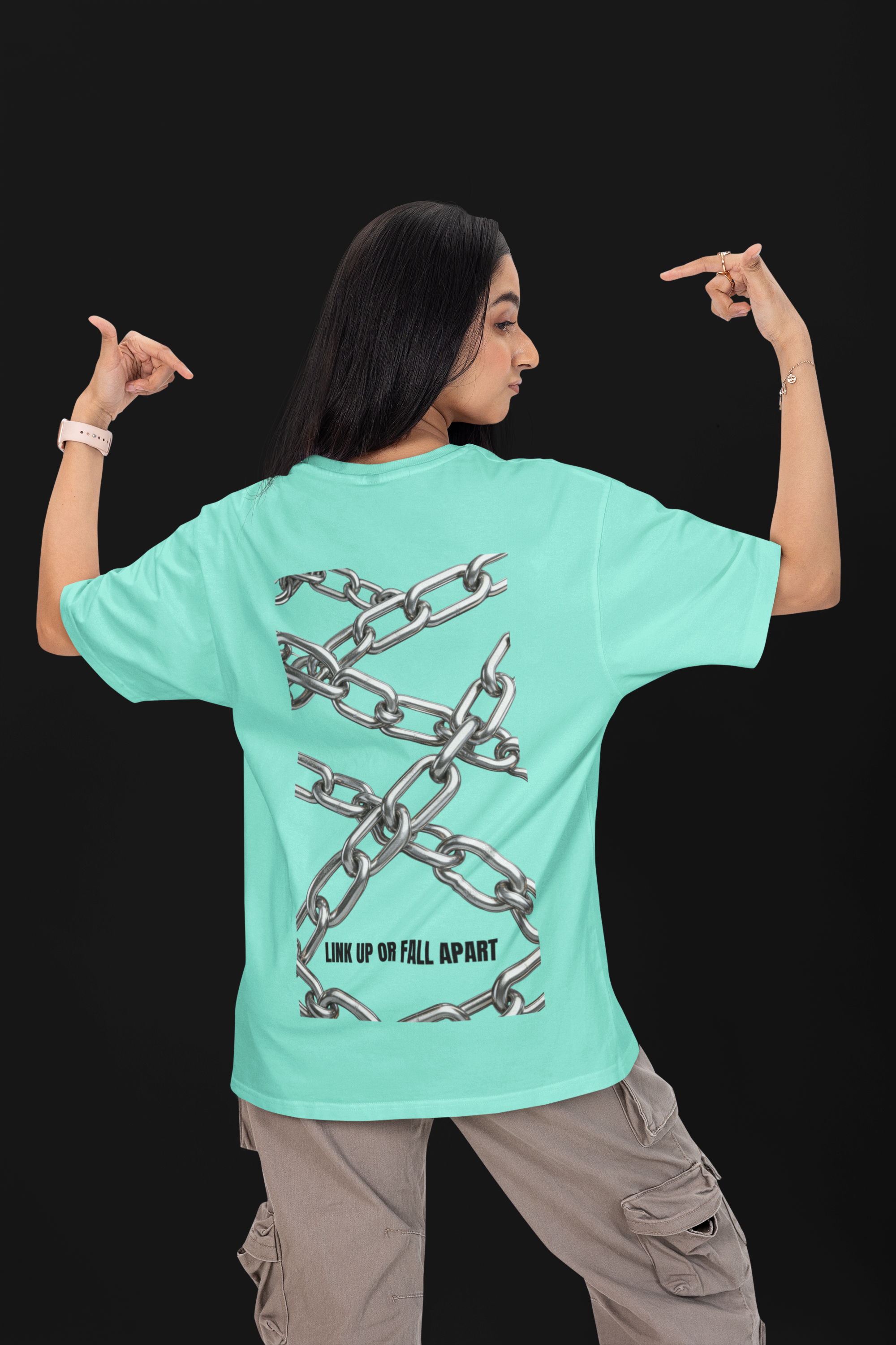 Link Up Unisex Oversized Tee