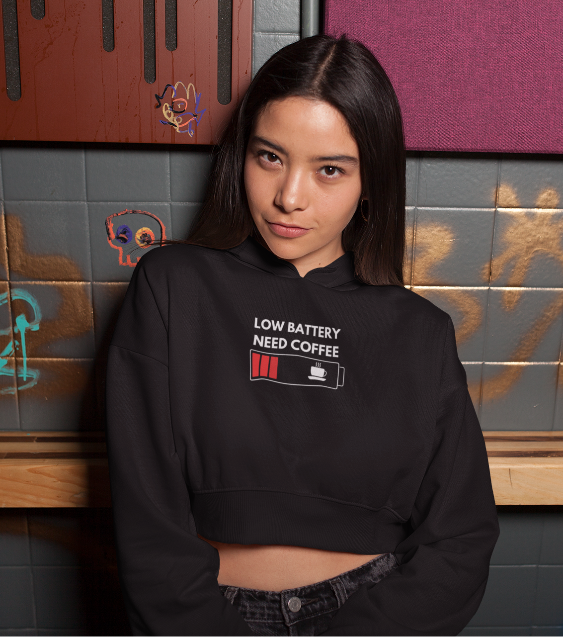 Female Cropped Hoodie