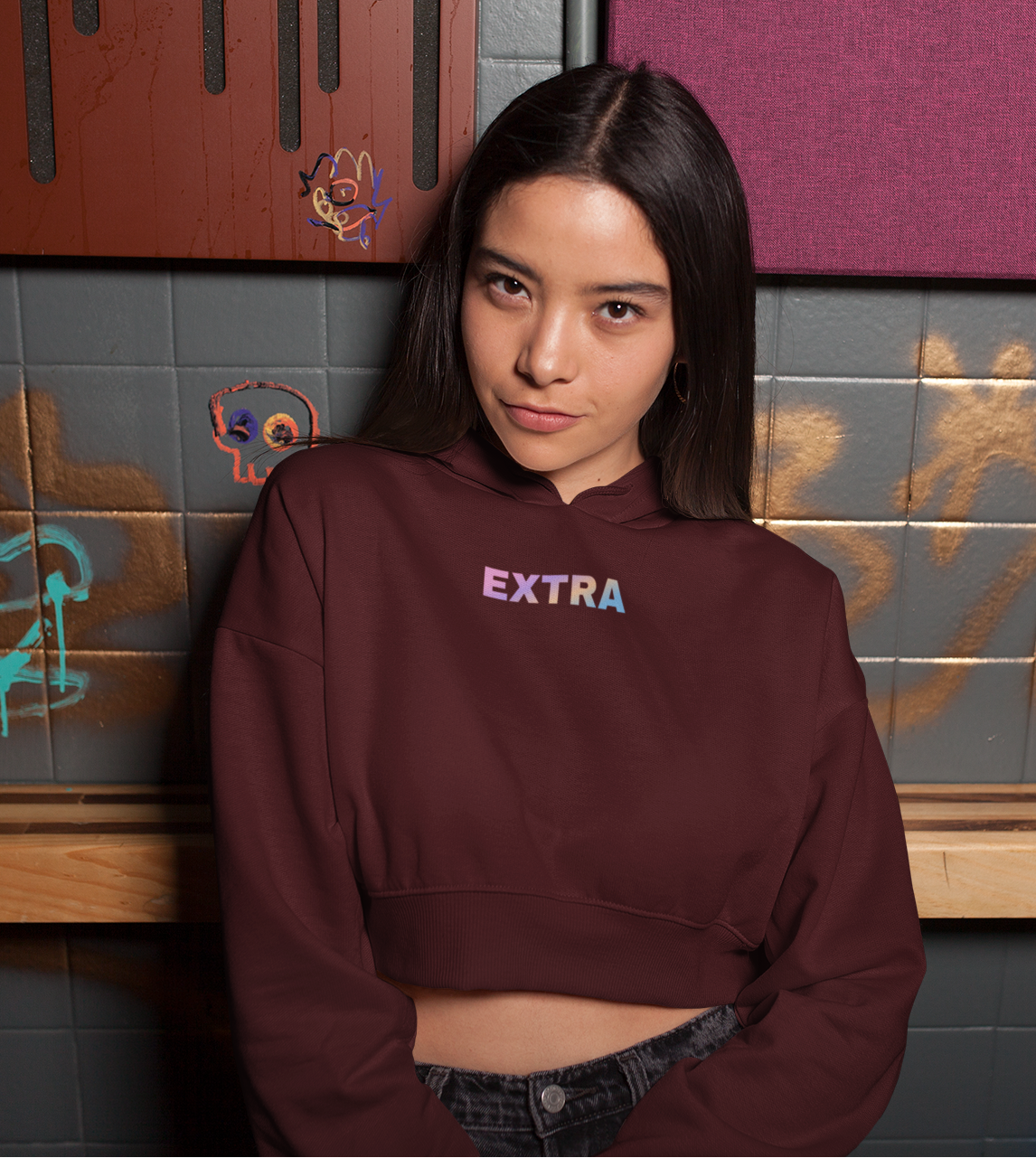Female Cropped Hoodie