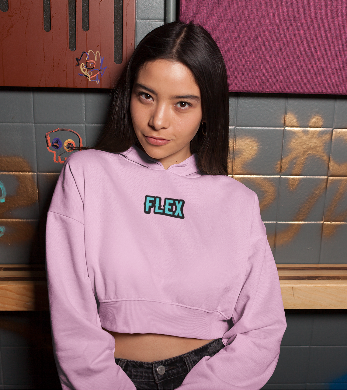 Female Cropped Hoodie
