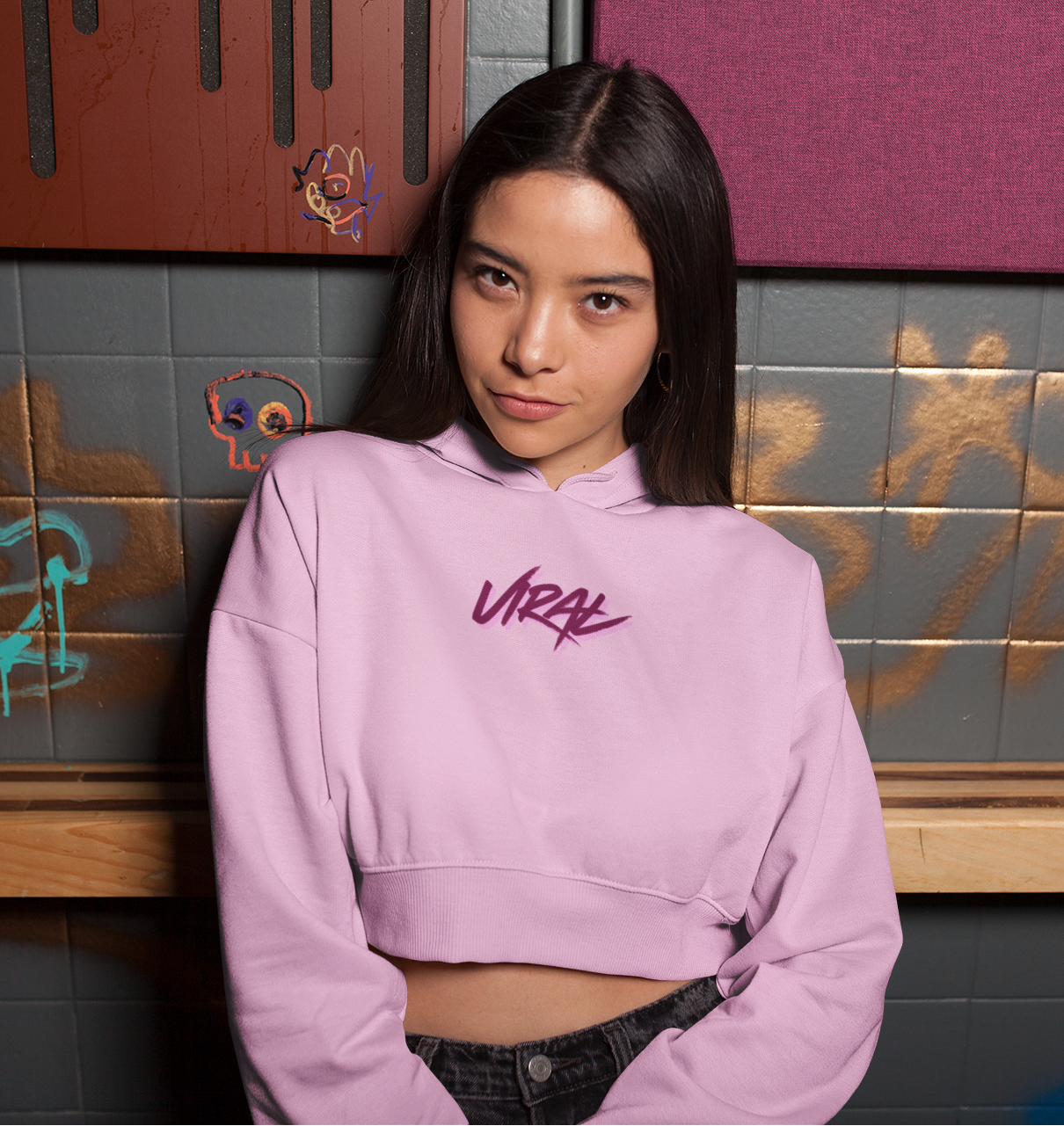 Female Cropped Hoodie