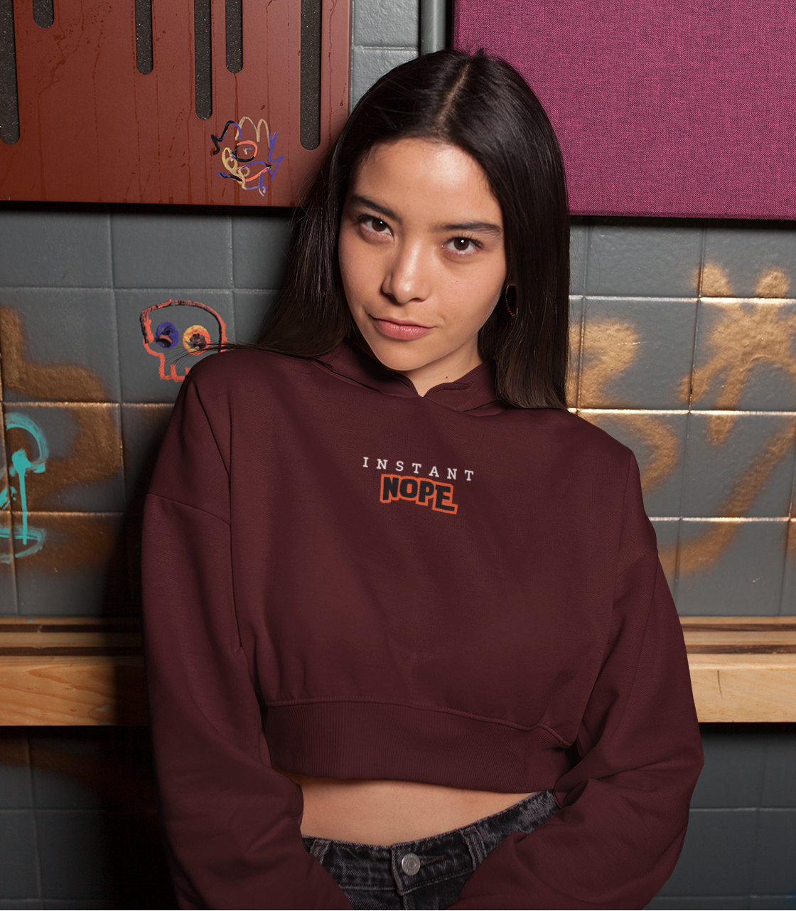 Female Cropped Hoodie