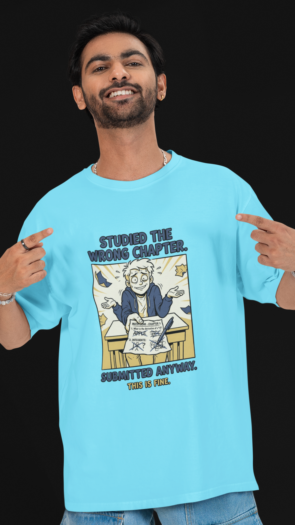 Wrong Chapter Unisex Oversized Tee