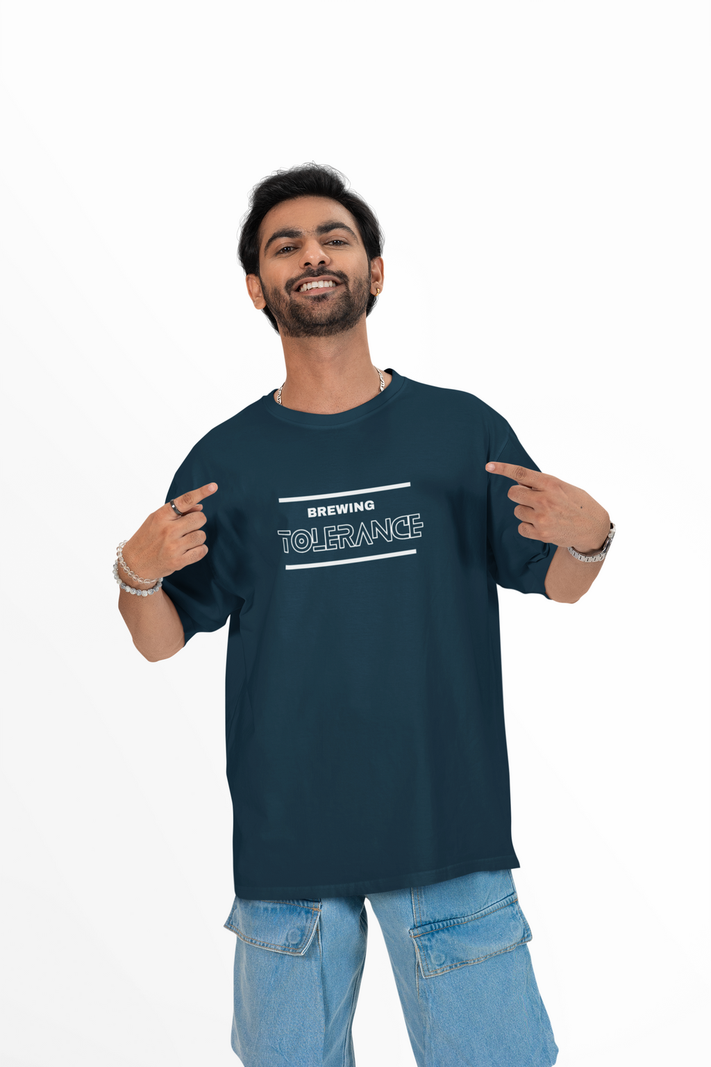 Brewing Tolerance Unisex Oversized Tee