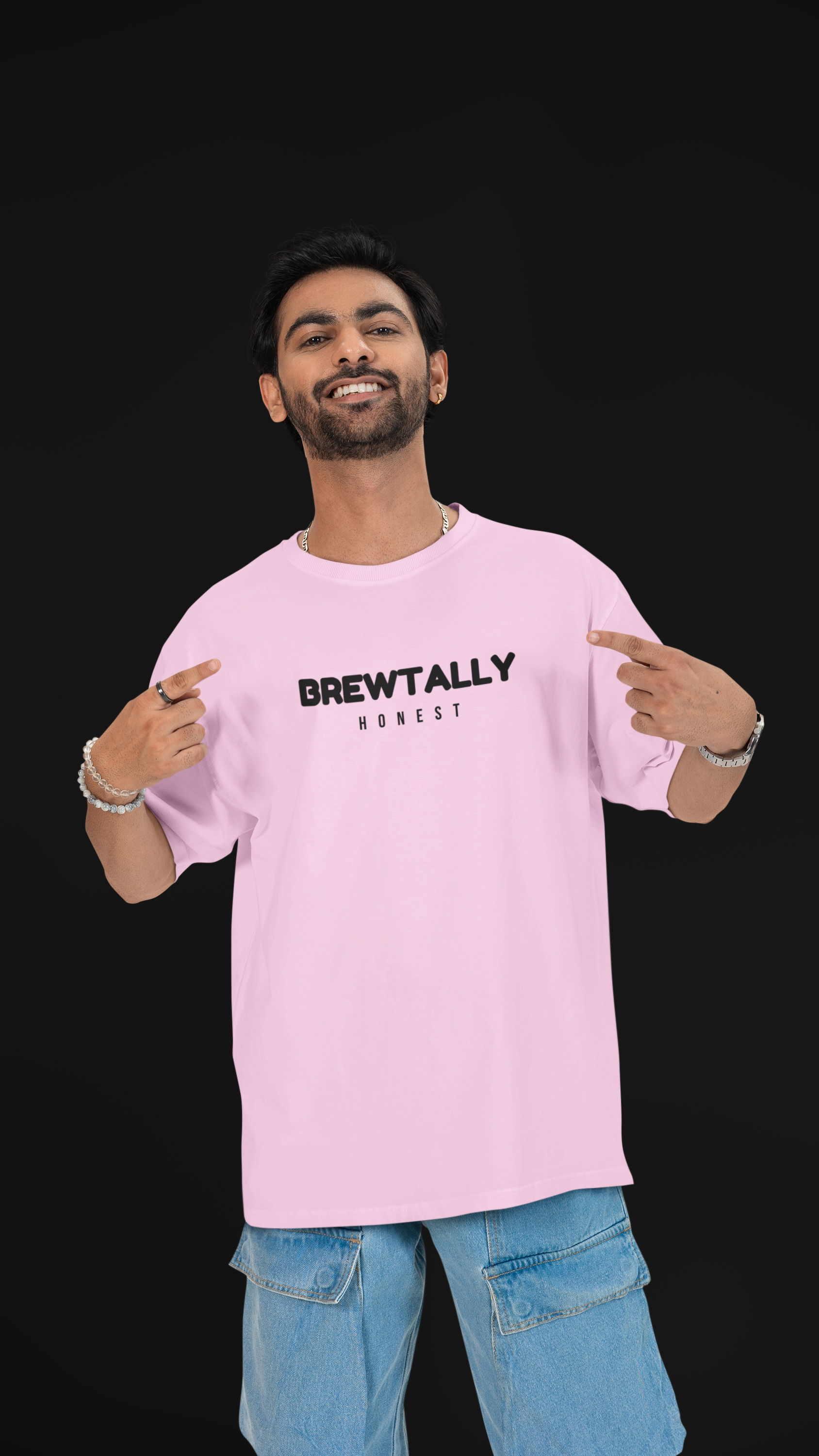 Brewtally Honest Unisex Oversized Tee 🖤☕