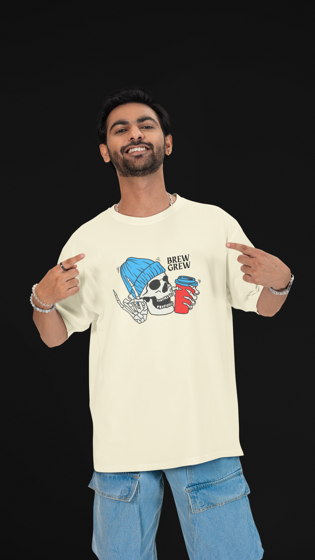 Brew Grew Unisex Oversized Tee