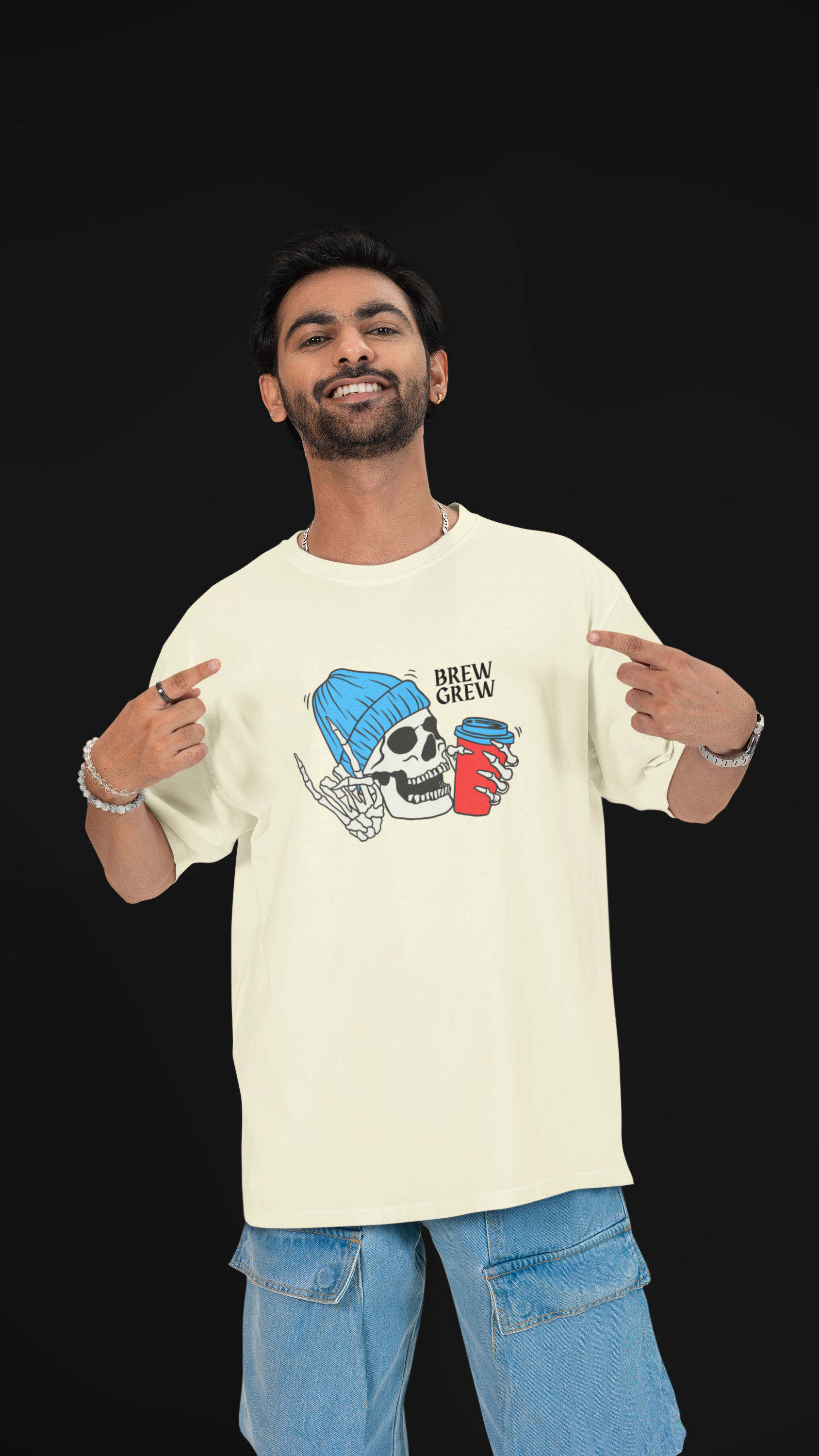 Brew Grew Unisex Oversized Tee