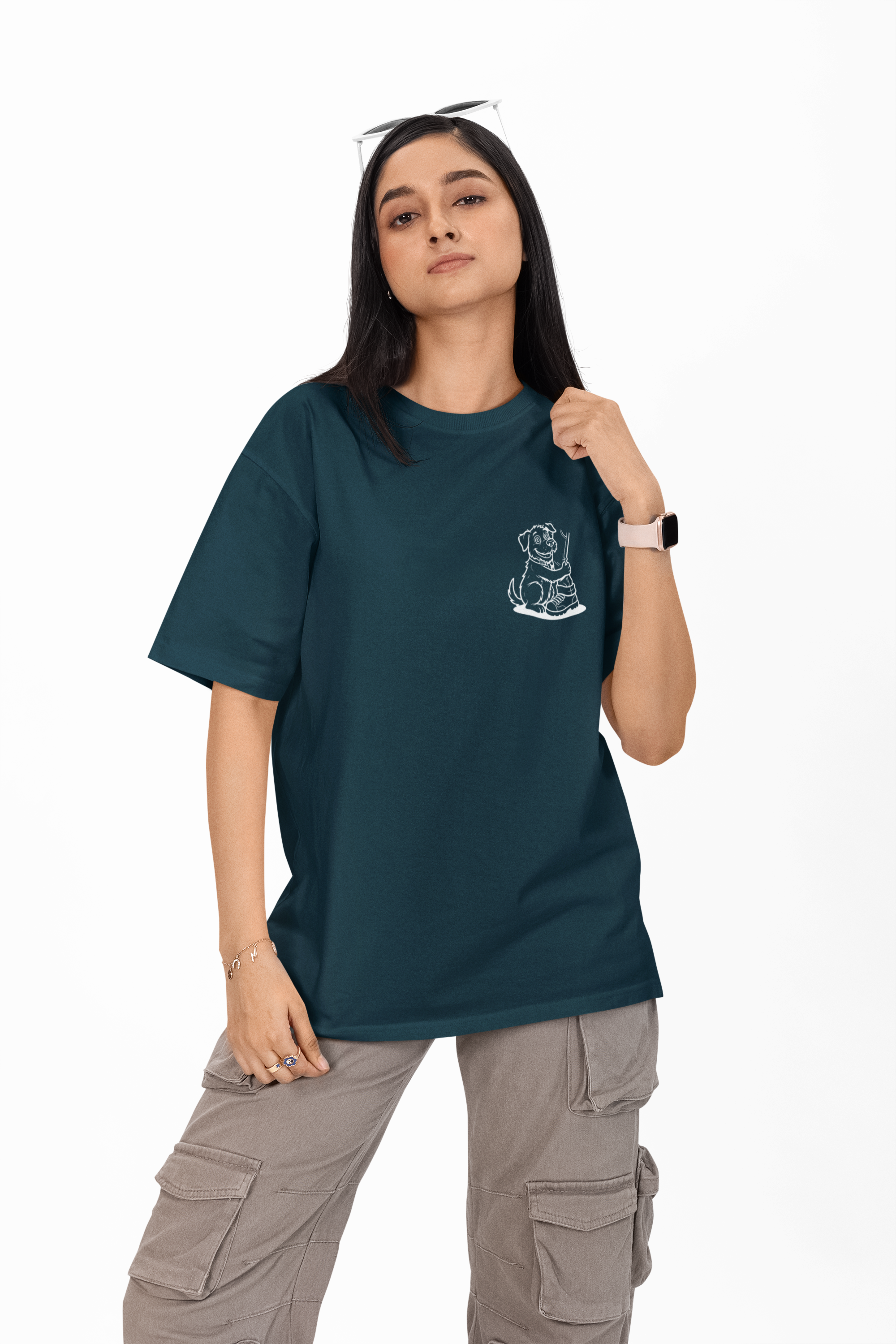 Adopt Obsess Repeat Unisex Oversized Tee