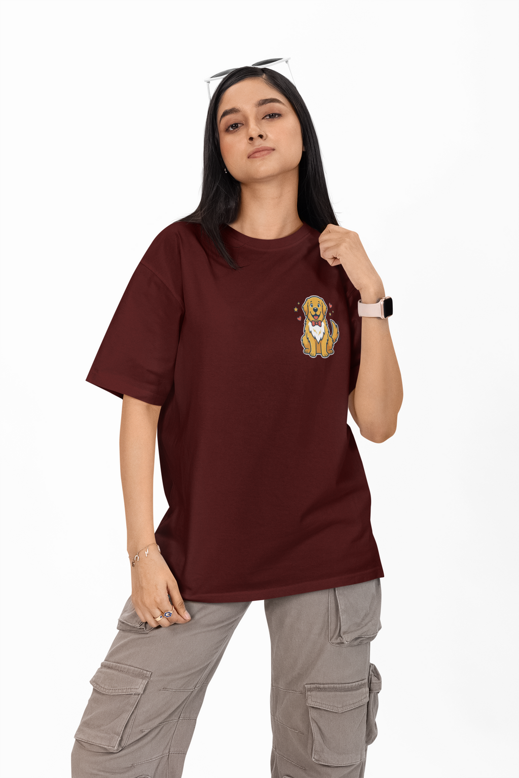 I Am Late Unisex Oversized Tee