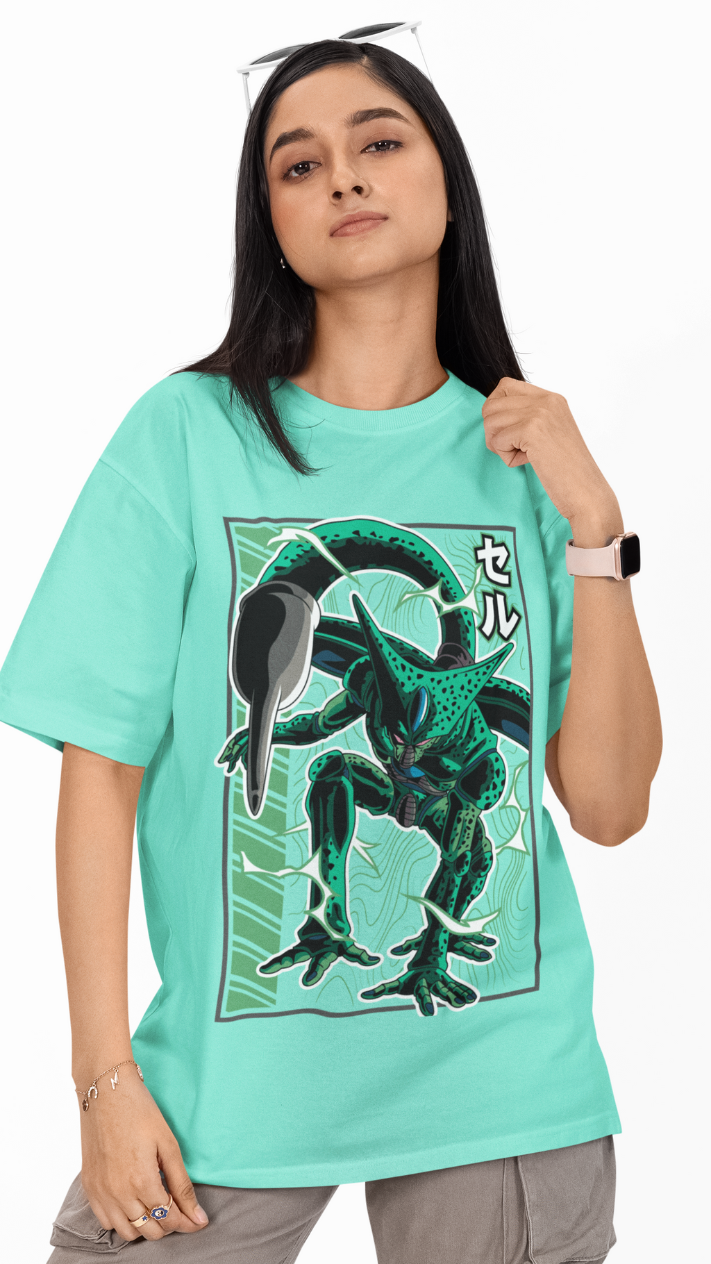 Glitch Energy Unisex Oversized Tee