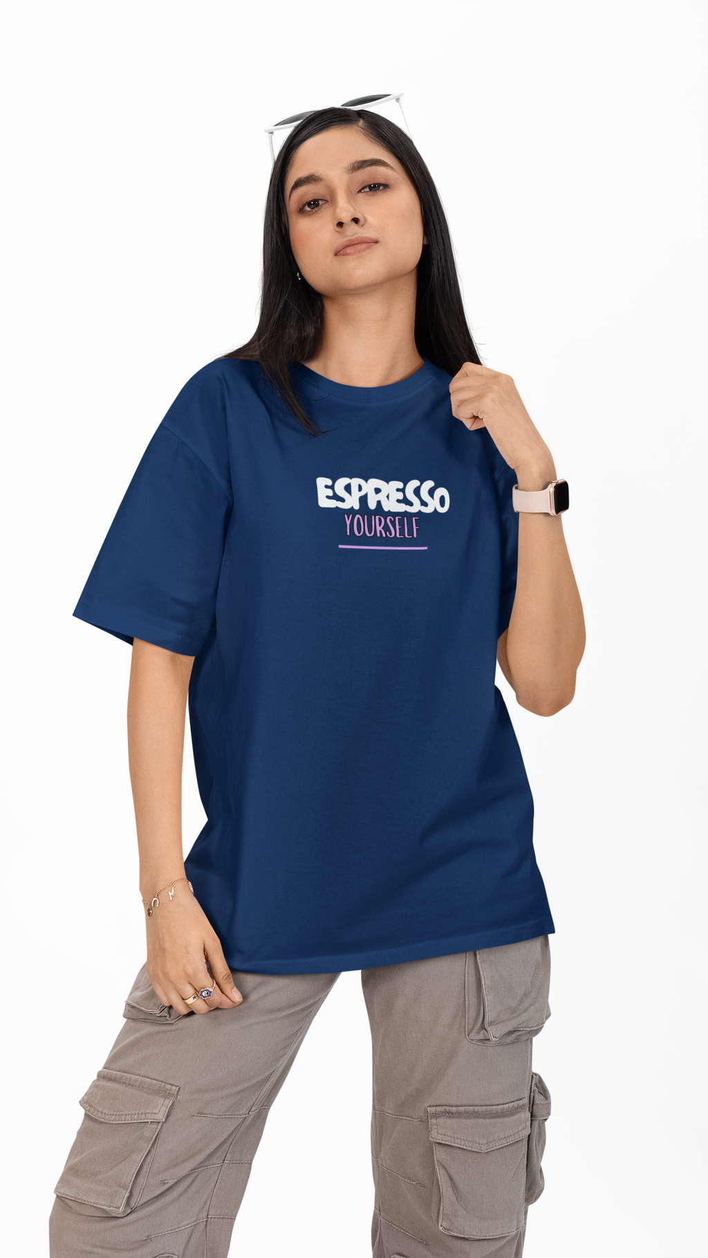 Espresso Yourself Unisex Oversized Tee ☕😏