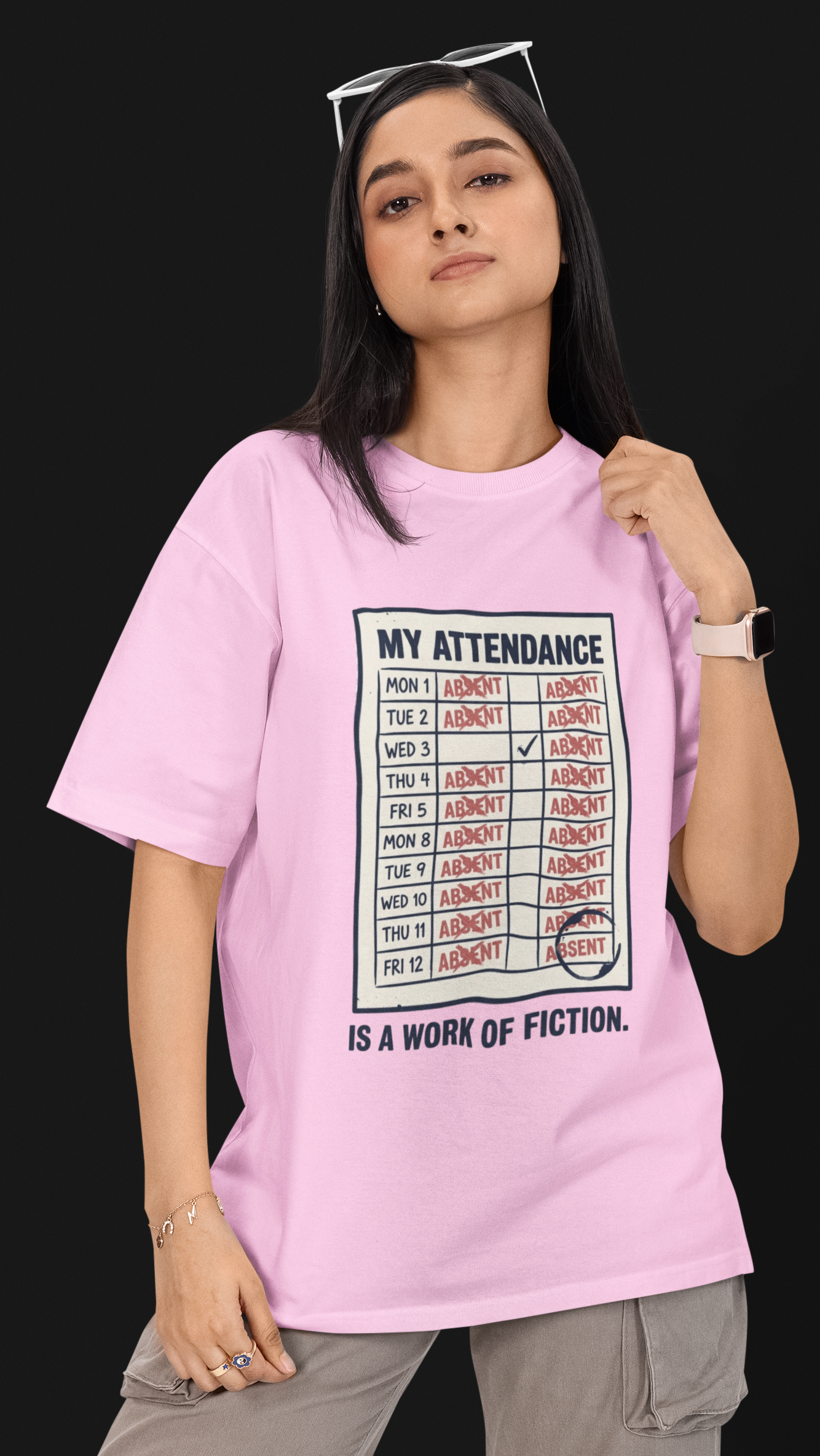 Attendance Unisex Oversized Tee