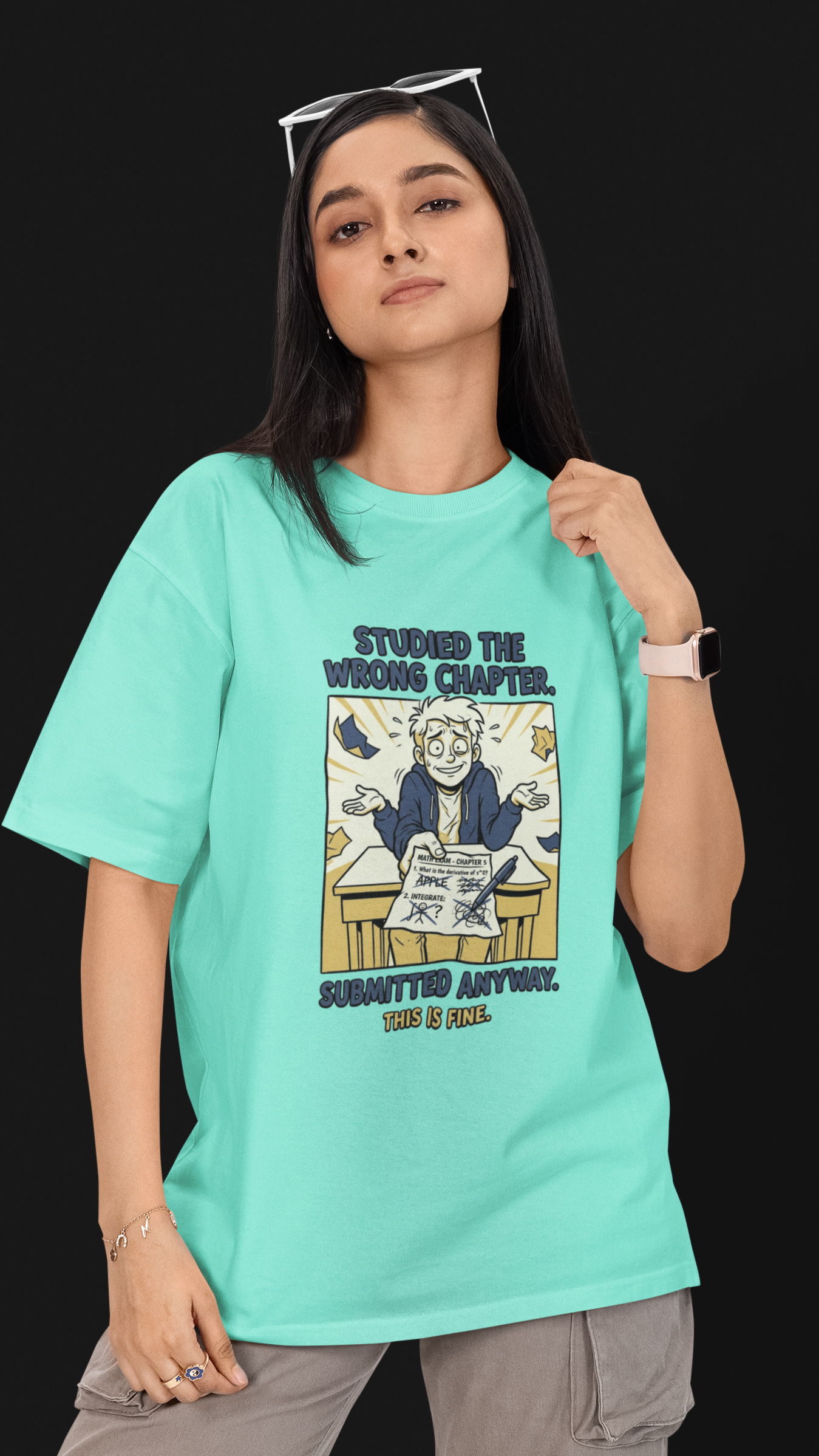 Wrong Chapter Unisex Oversized Tee