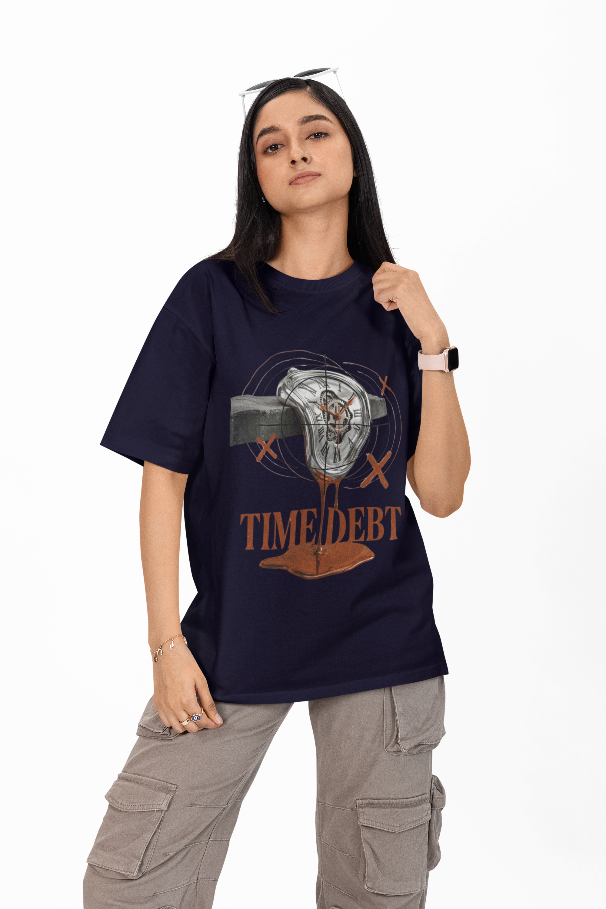 Time Debt Unisex Oversized Tee