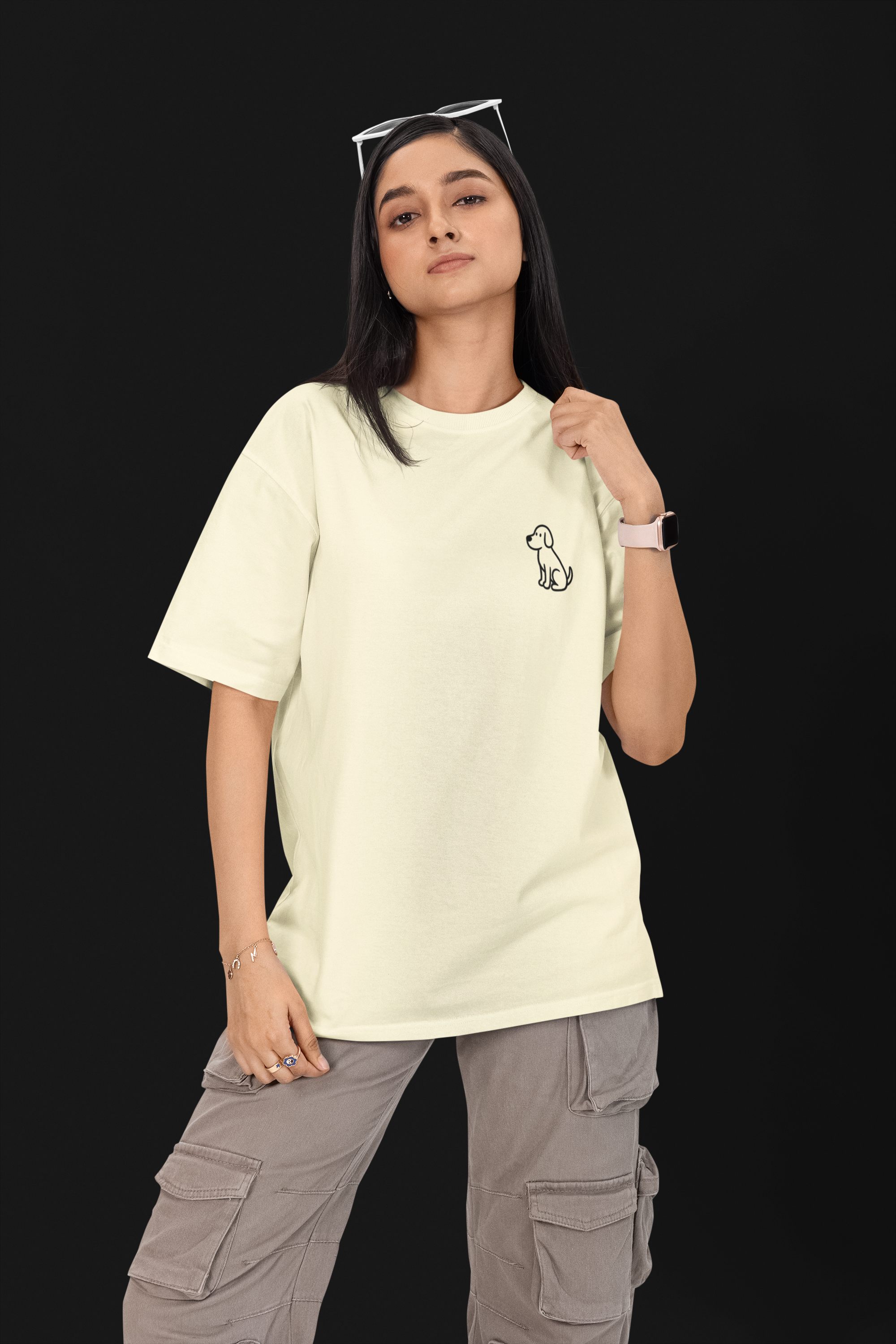 Perfect For My Dog Unisex Oversized Tee