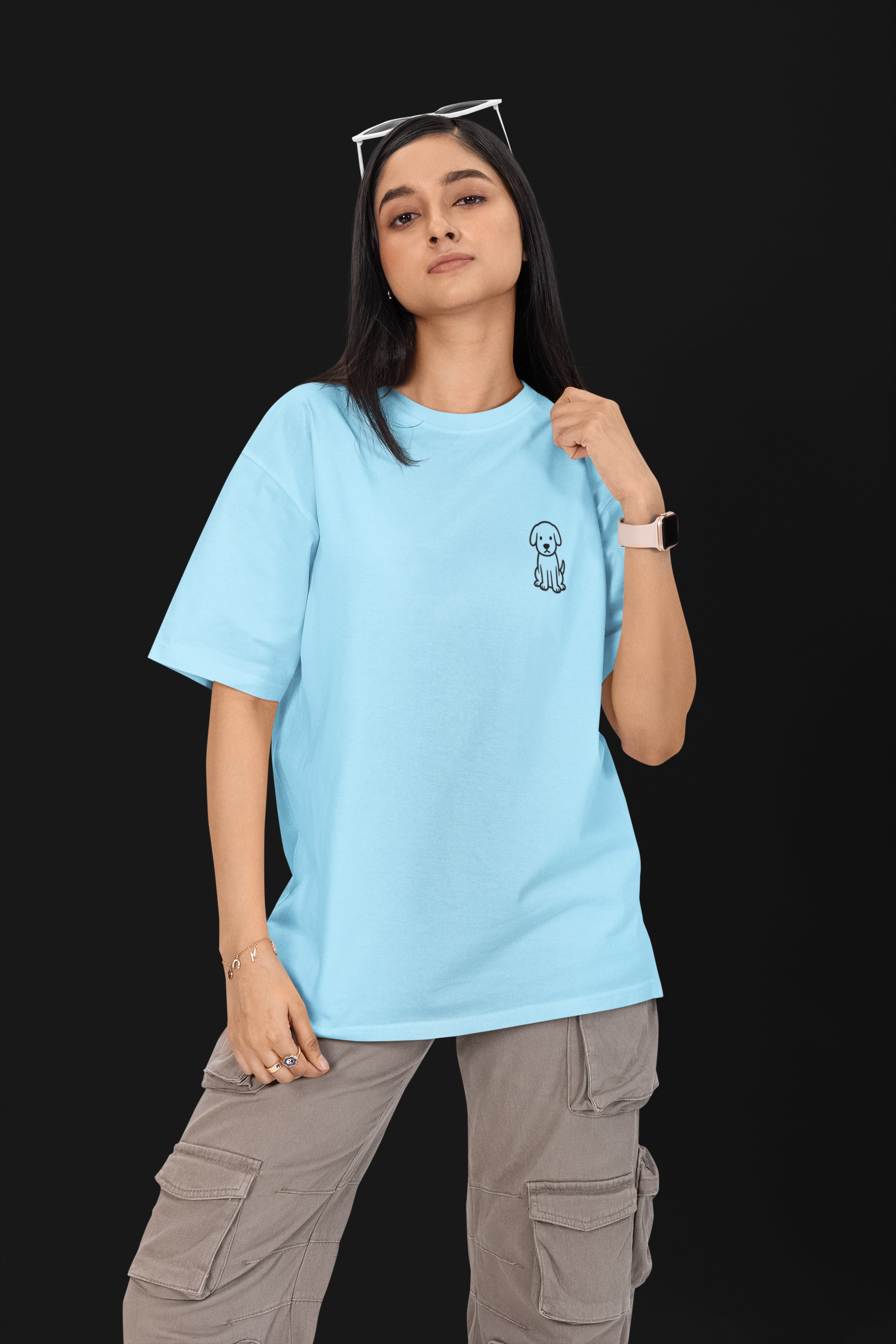 My Dog's Resume Unisex Oversized Tee