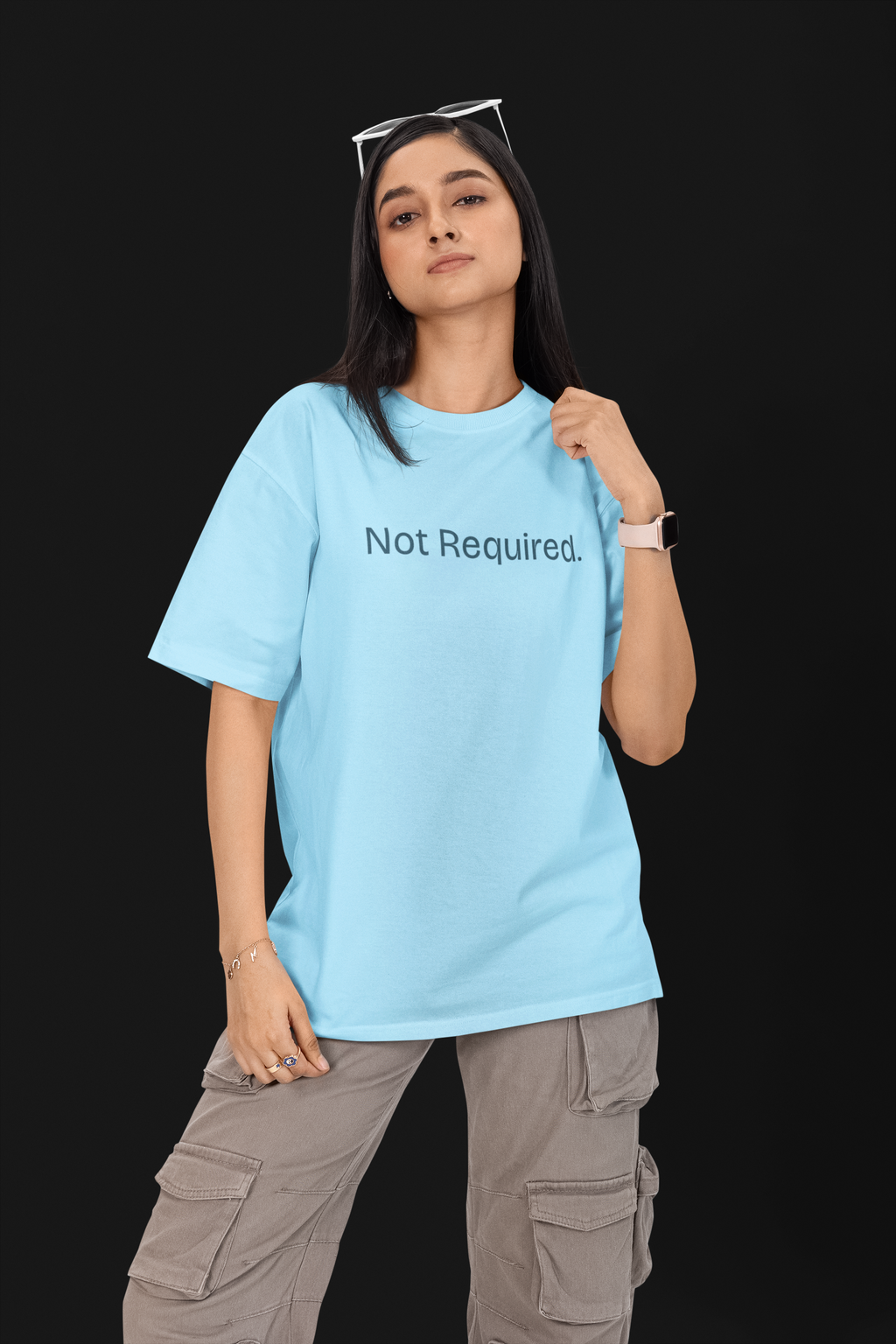 Not Required - Unisex Oversized Tee