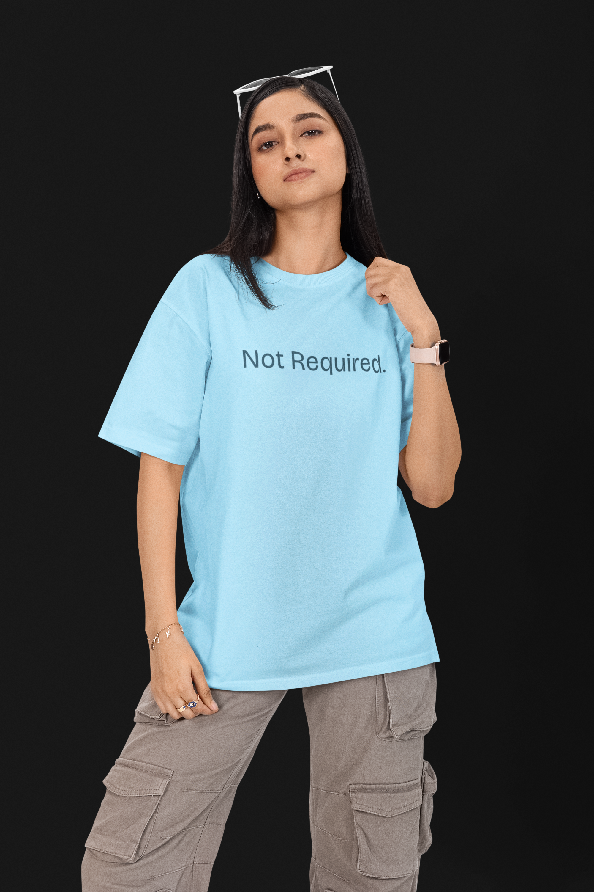 Not Required - Unisex Oversized Tee