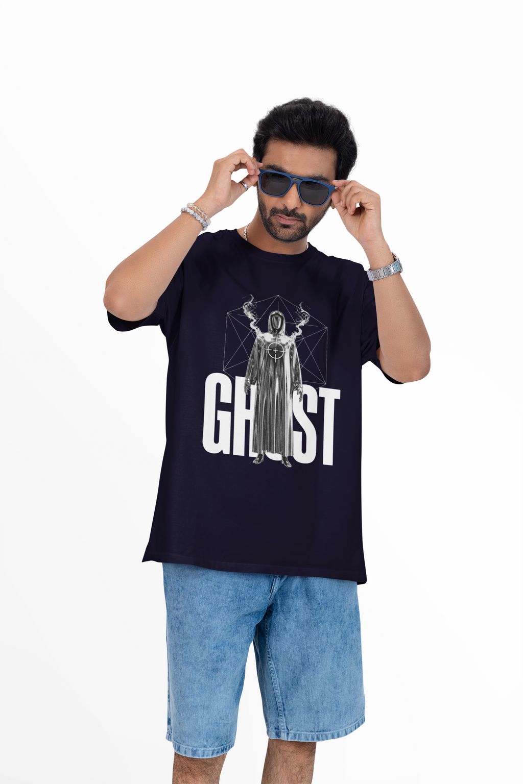 Ghost Unisex Oversized Tee