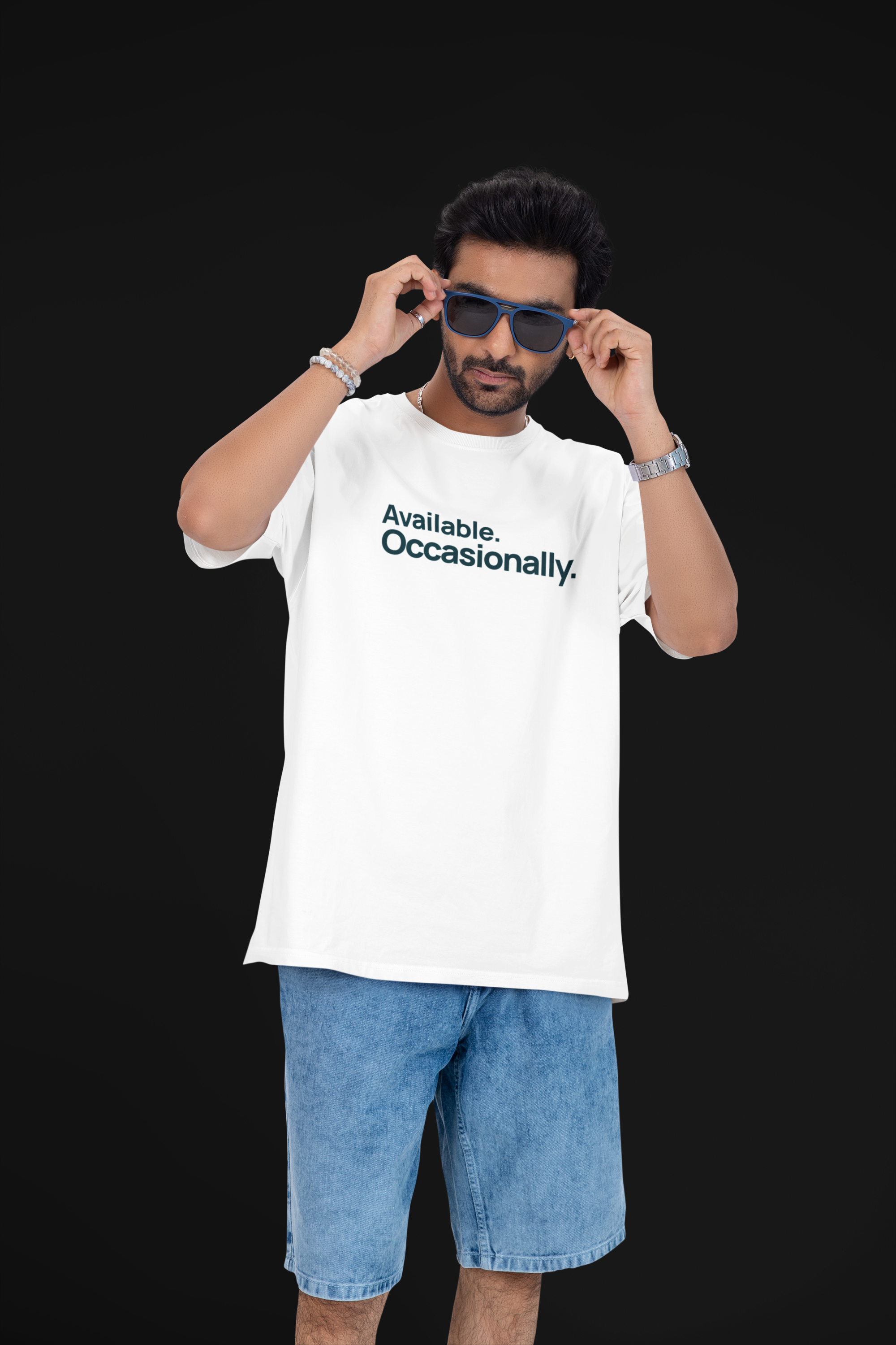 Available. Occasionally. — Unisex Oversized Tee