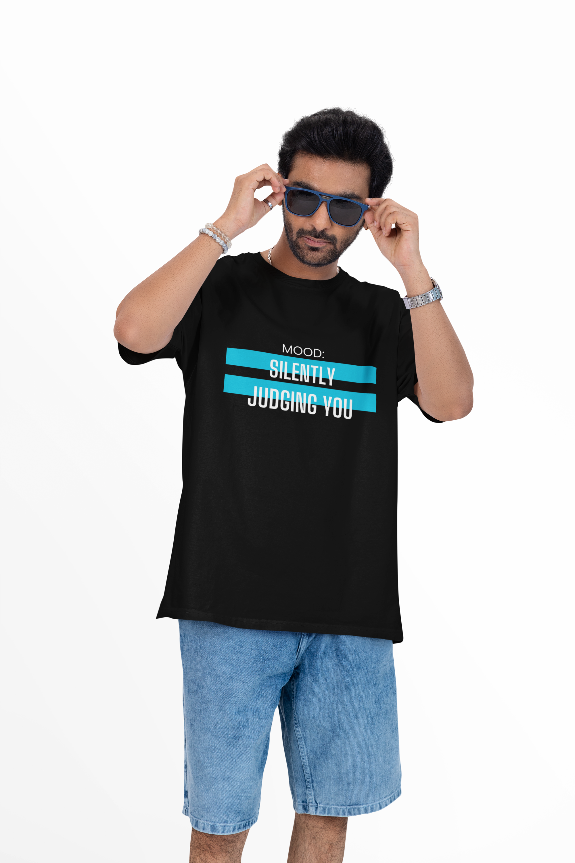 Mood: Silently Judging You – Unisex Oversized Tee