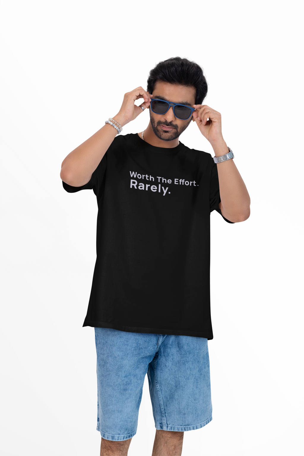 Worth The Effort. Rarely. — Unisex Oversized Tee