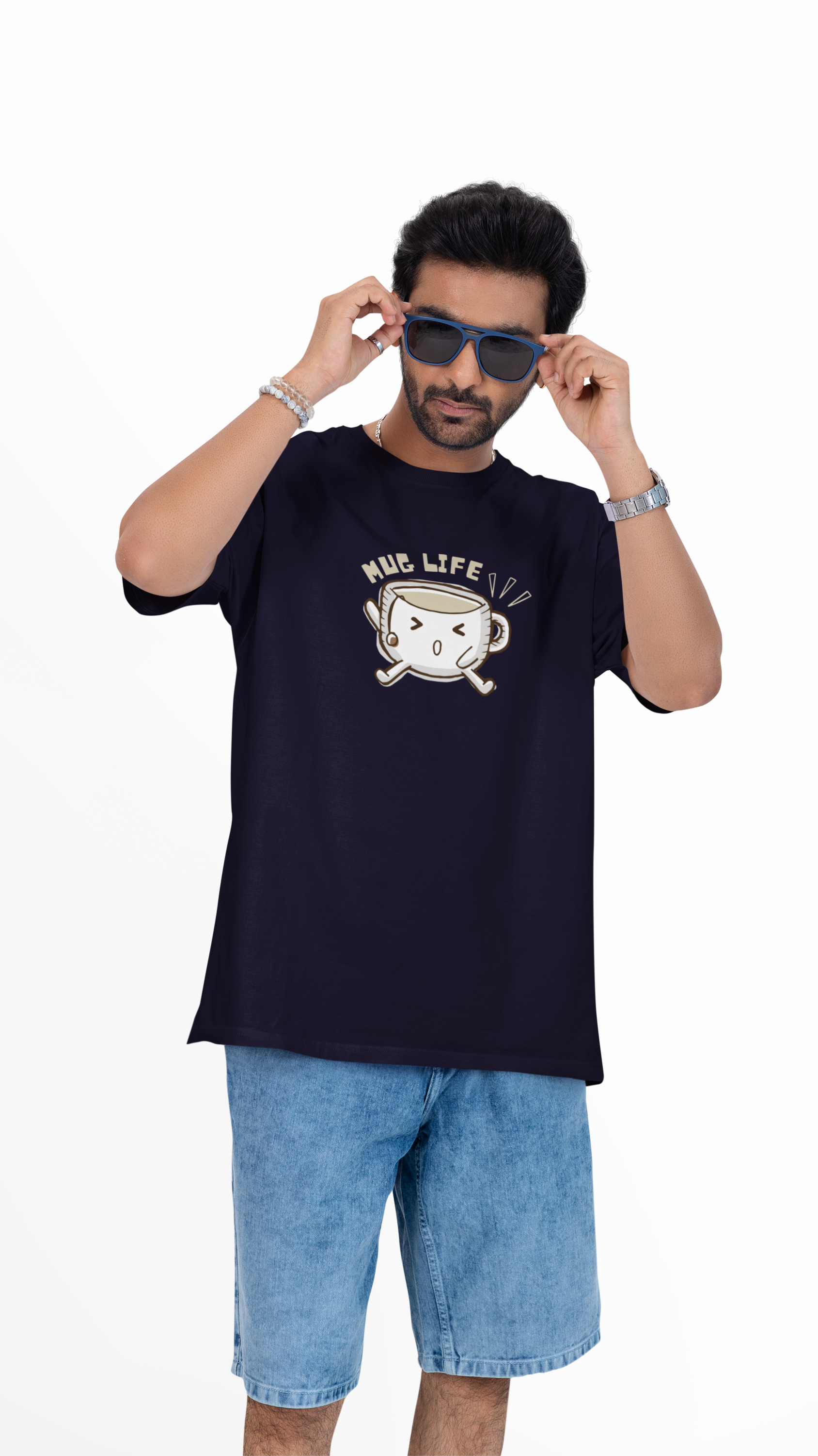 Mug Life Unisex Oversized Tee ☕🖤