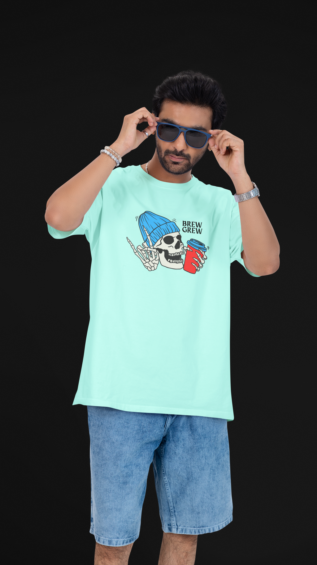 Brew Grew Unisex Oversized Tee