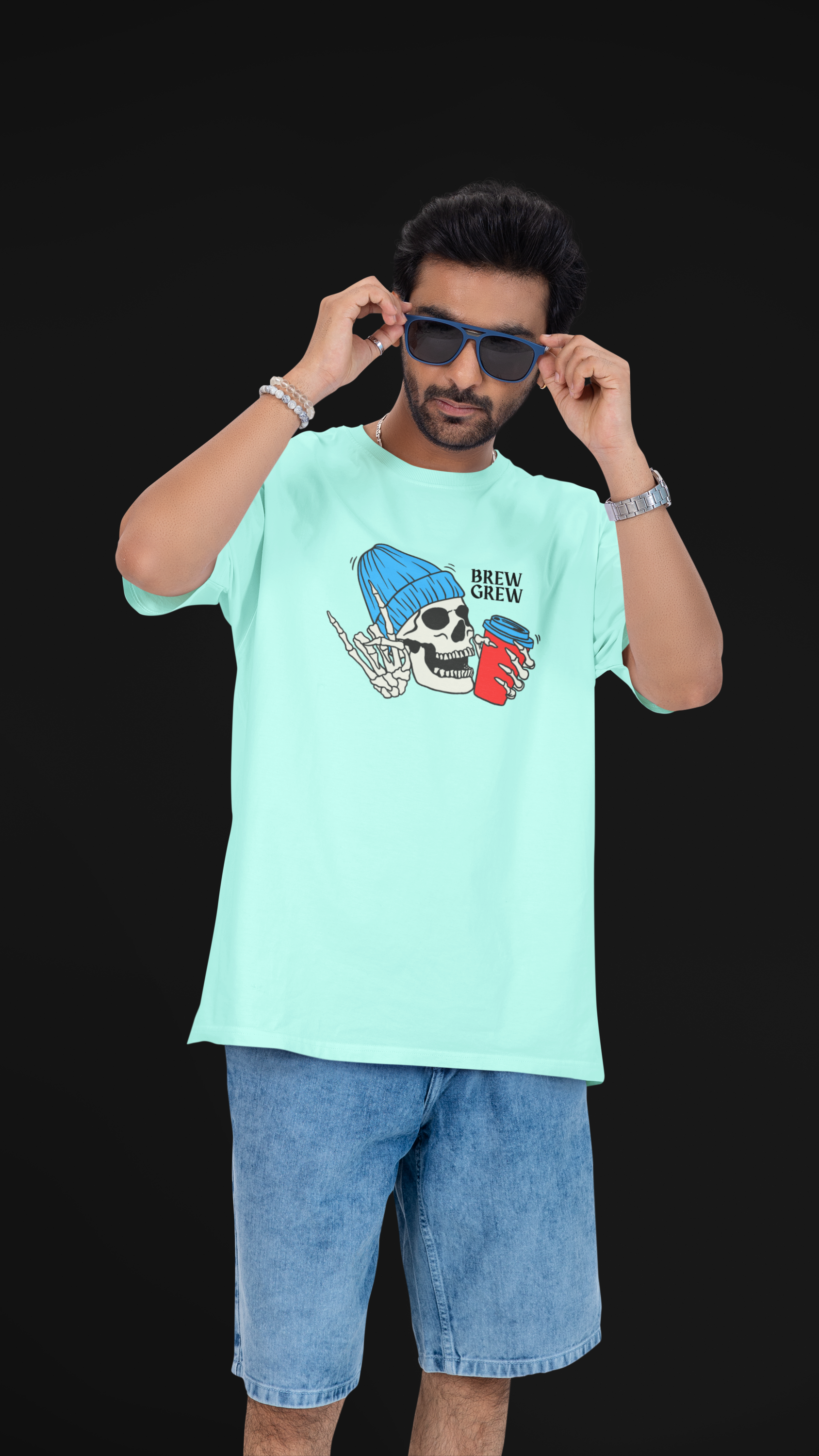 Brew Grew Unisex Oversized Tee
