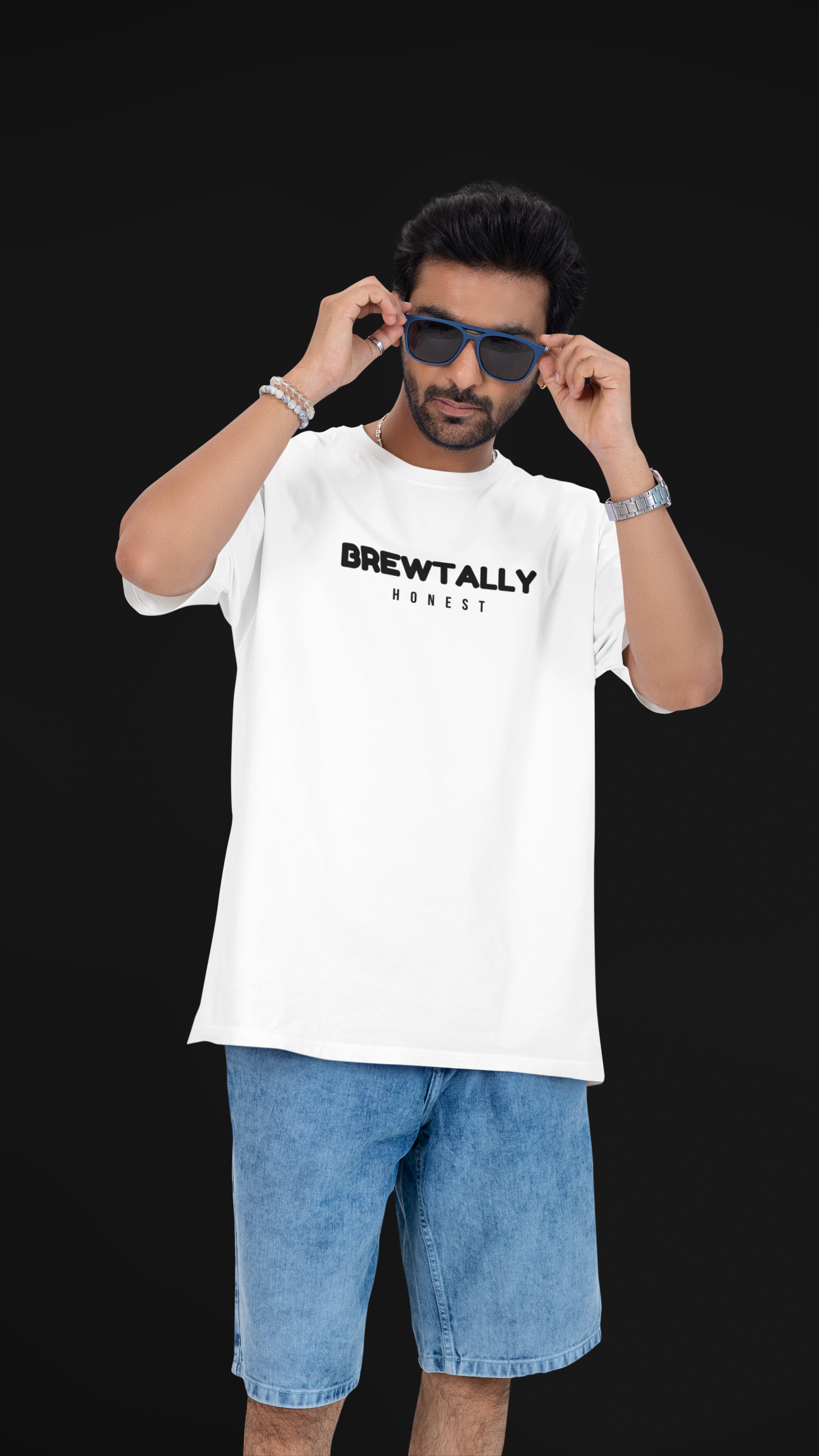 Brewtally Honest Unisex Oversized Tee 🖤☕
