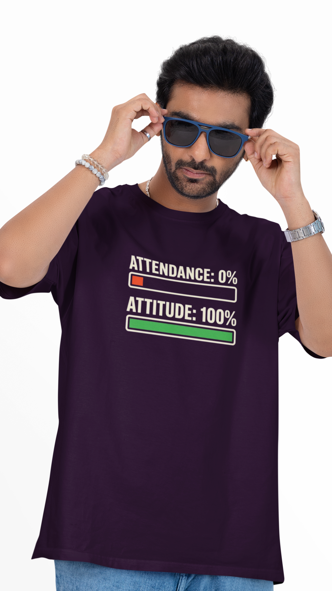 Attitude Unisex Oversized Tee