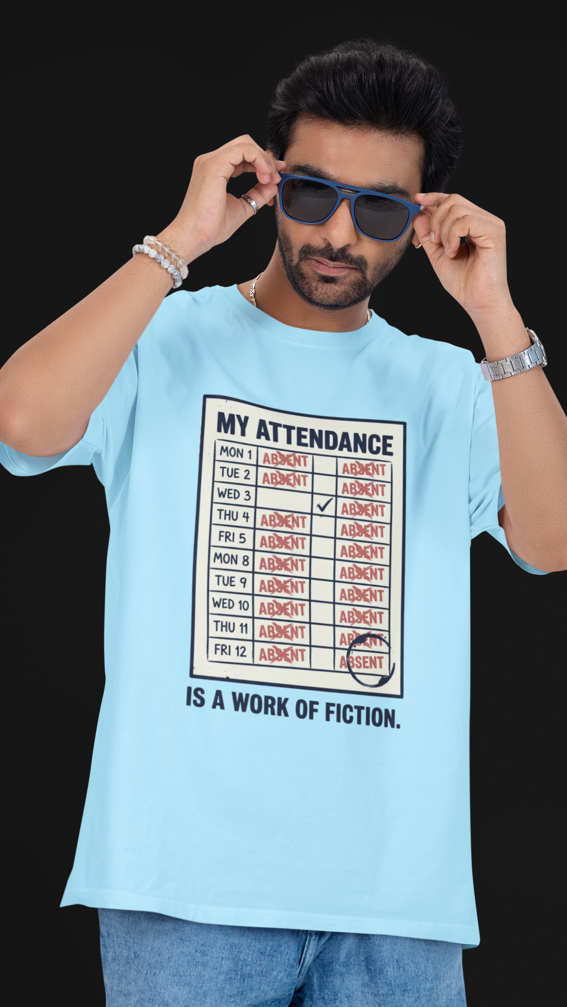 Attendance Unisex Oversized Tee