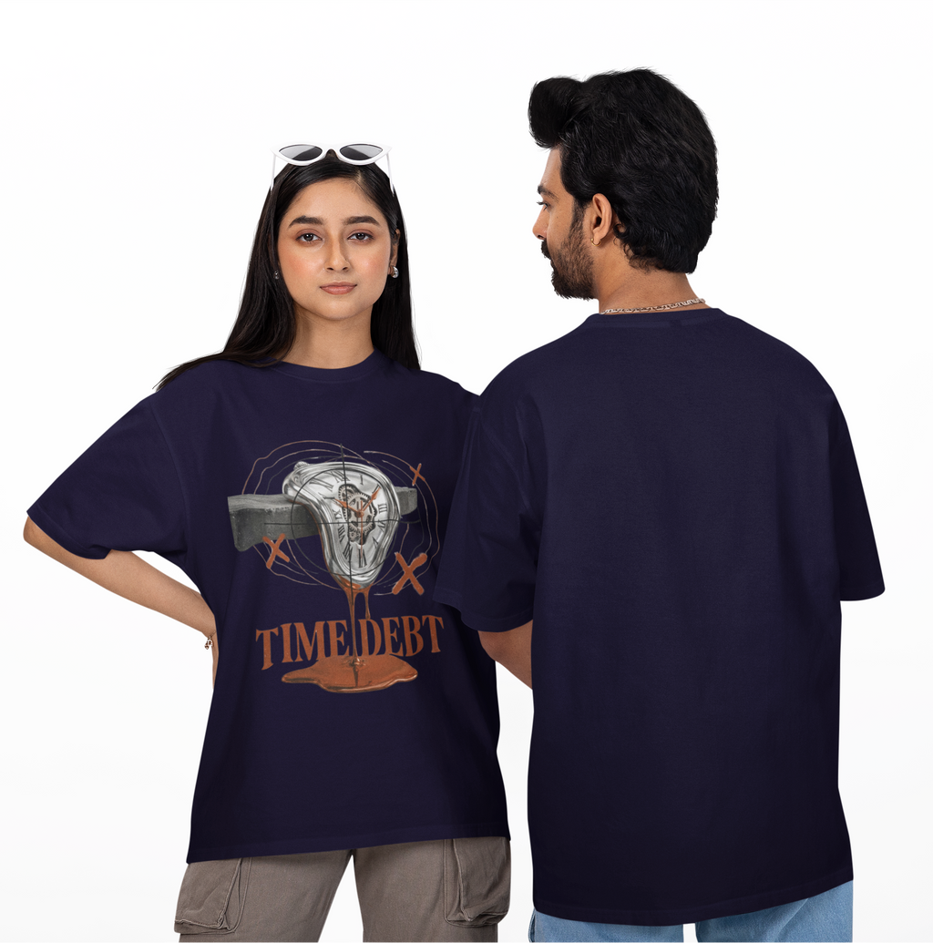 Time Debt Unisex Oversized Tee