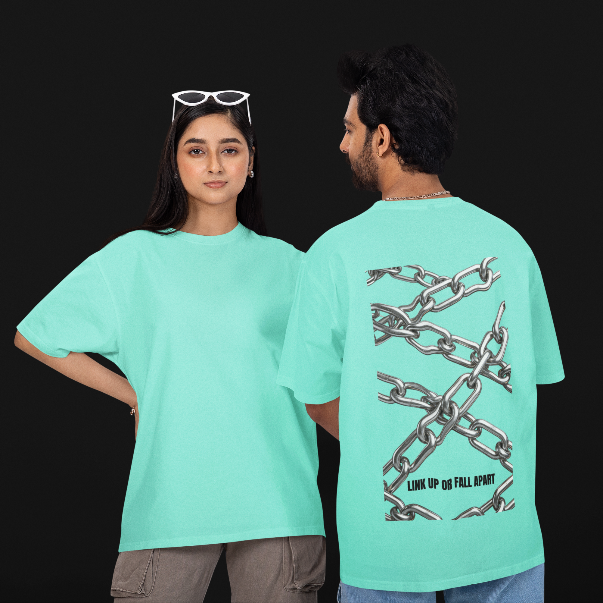 Link Up Unisex Oversized Tee