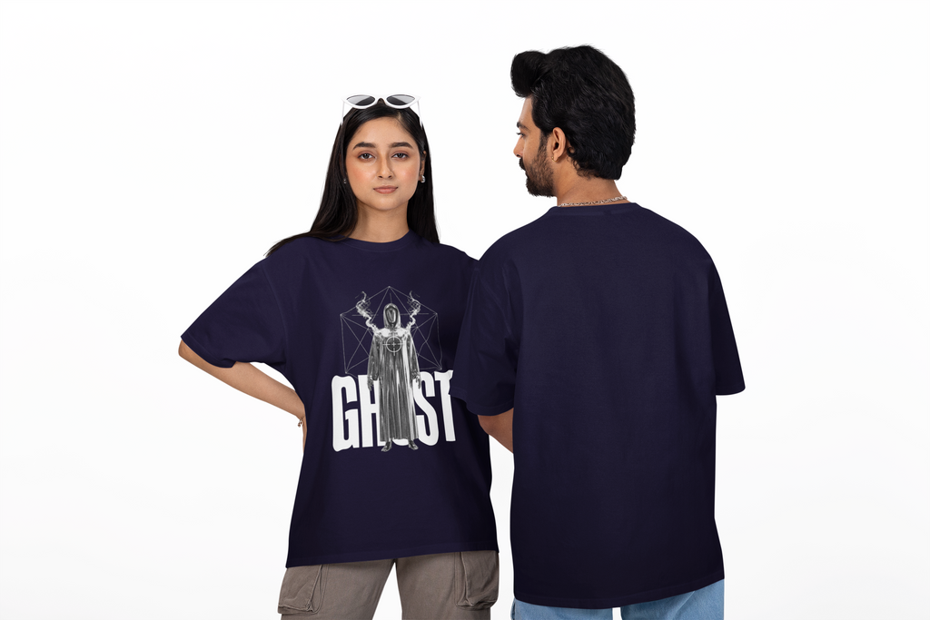 Ghost Unisex Oversized Tee