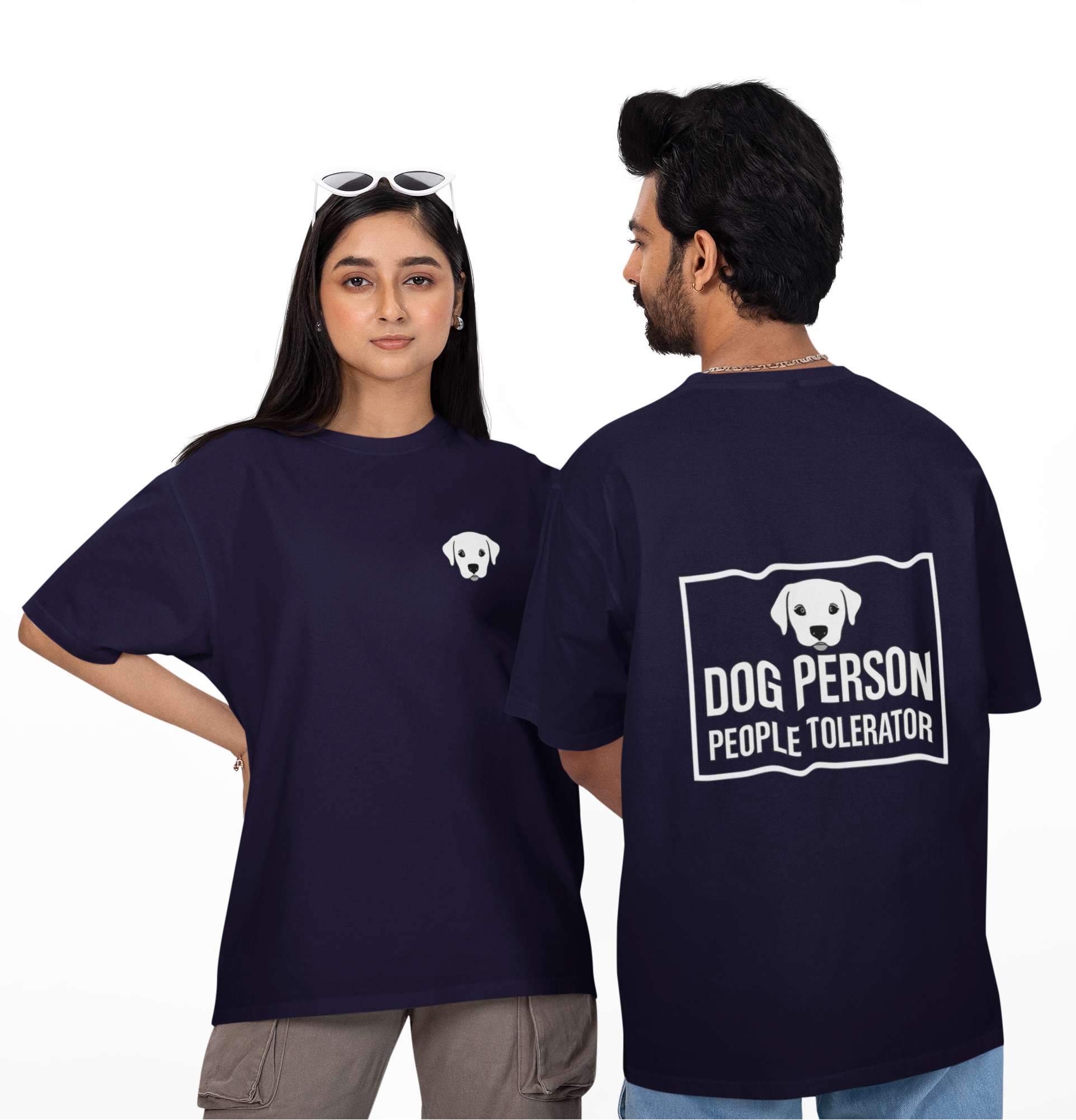 Dog Person Unisex Oversized Tee