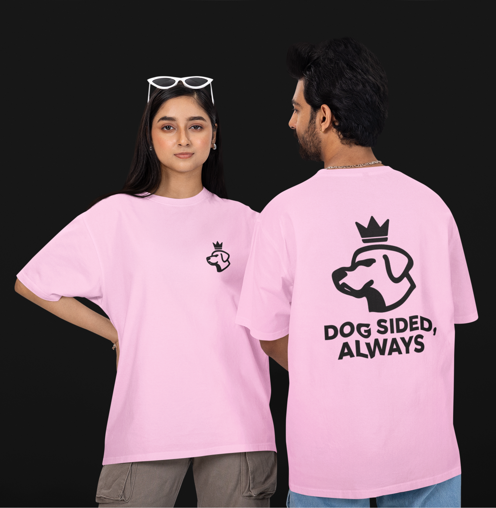 Dog Sided Unisex Oversized Tee