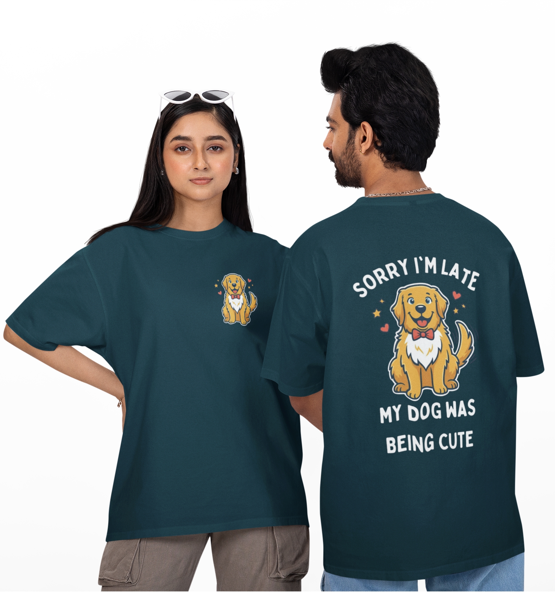 I Am Late Unisex Oversized Tee