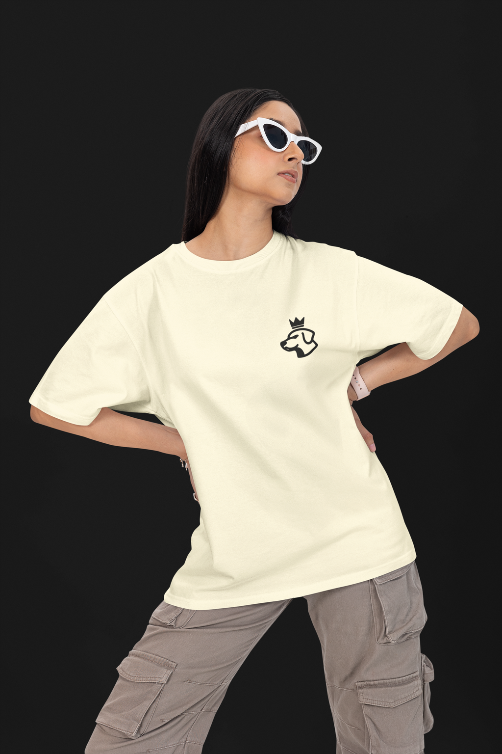Dog Sided Unisex Oversized Tee